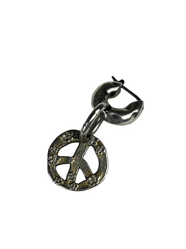 Acne Studio Peace Sign Drop Earring - Image 4