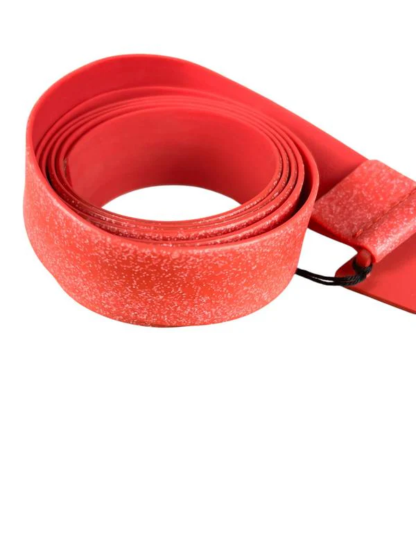 Bottega Veneta Pink/Red Triangle Rubber Belt - Image 3