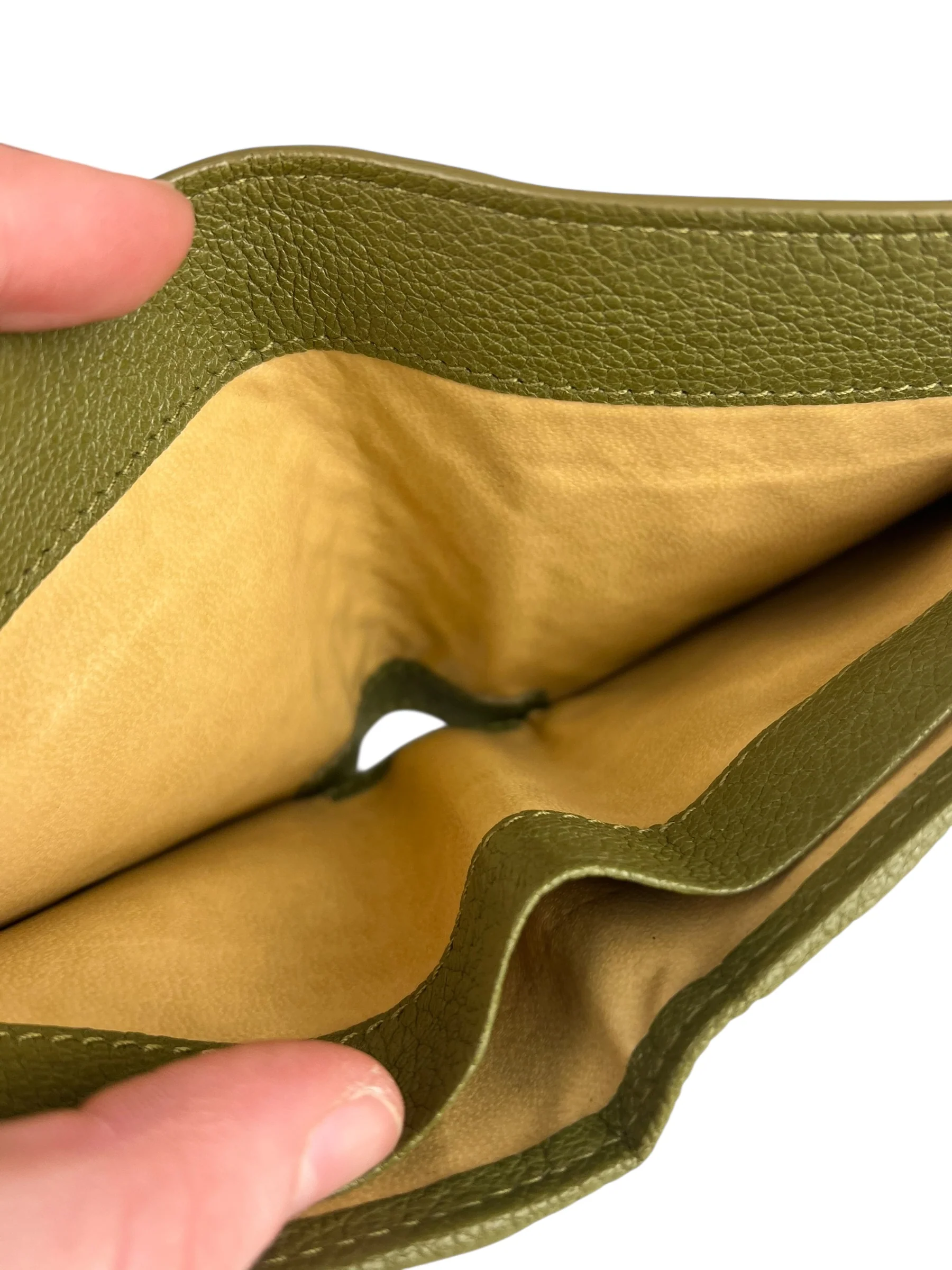 Bottega Veneta Intercciato Green Wallet - Image 8