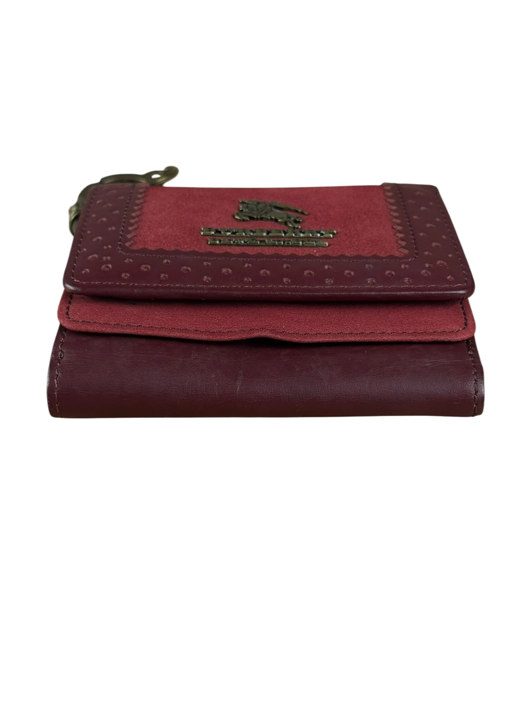 Burberry Blue Label Red Suede/ Leather Wallet - Image 10