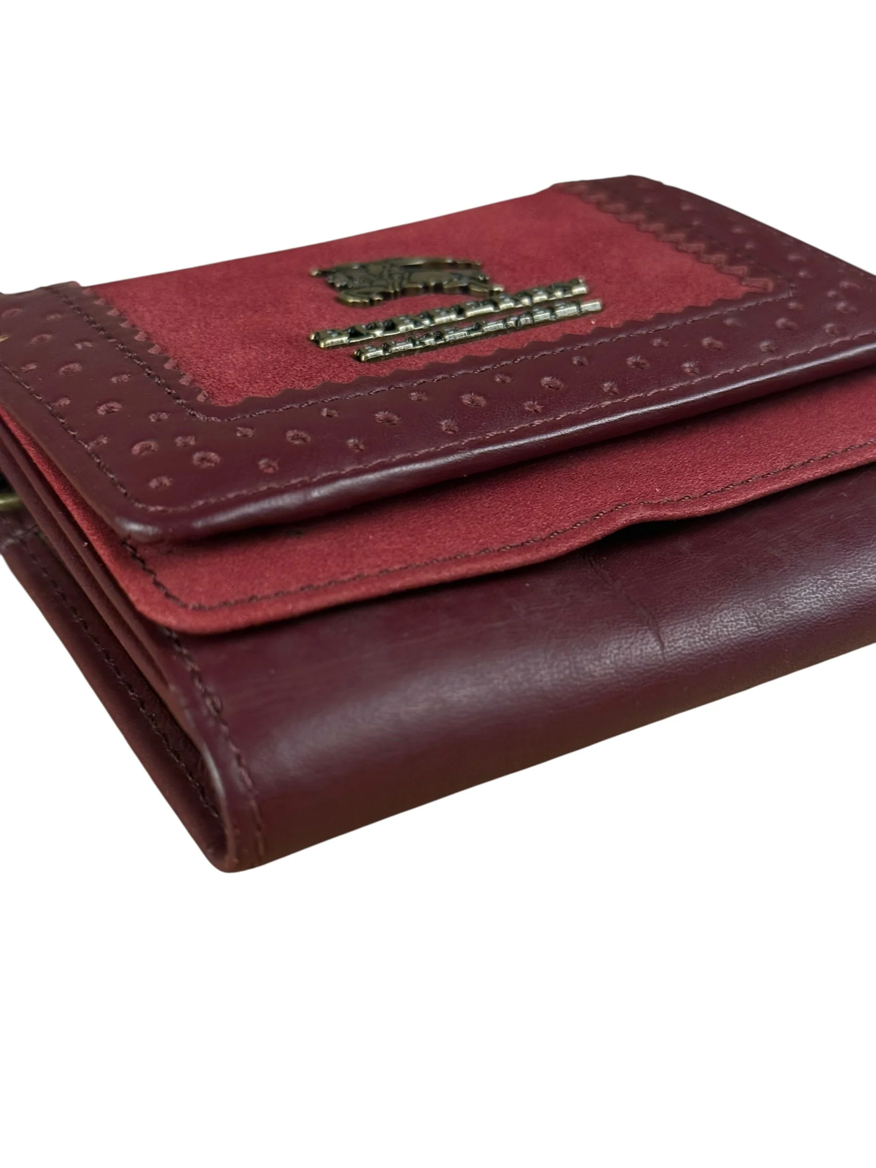 Burberry Blue Label Red Suede/ Leather Wallet - Image 12