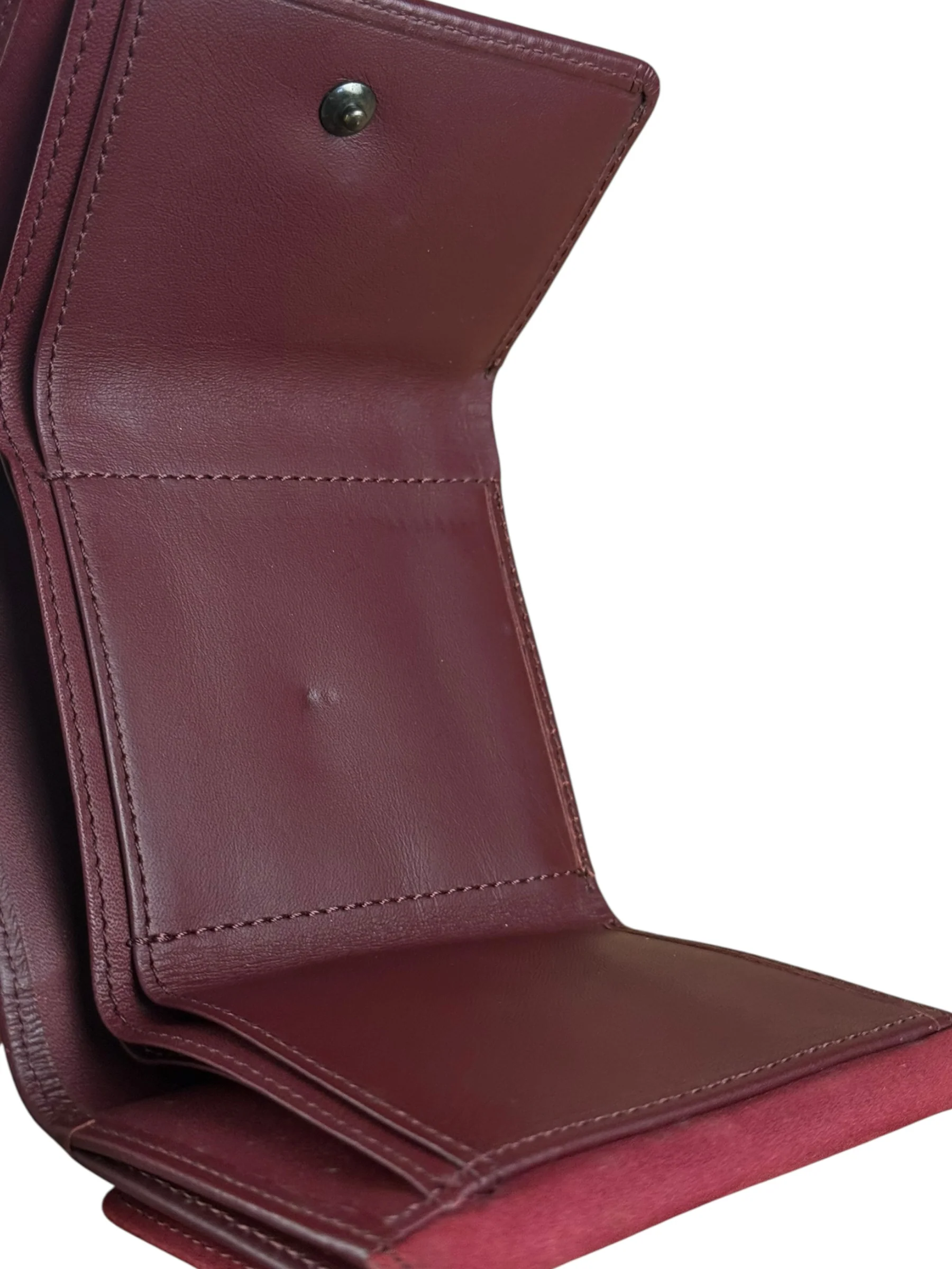 Burberry Blue Label Red Suede/ Leather Wallet - Image 14