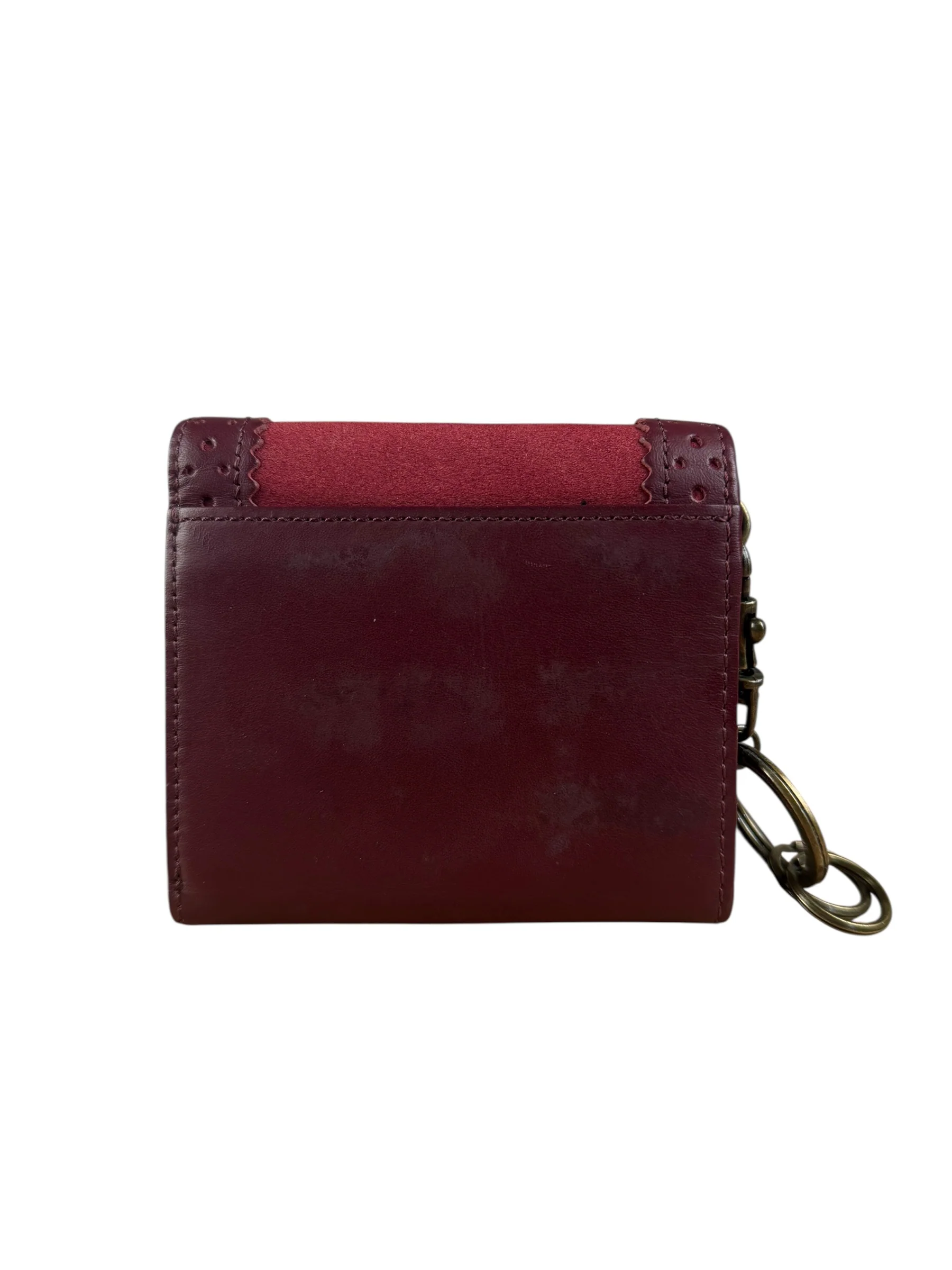 Burberry Blue Label Red Suede/ Leather Wallet - Image 7