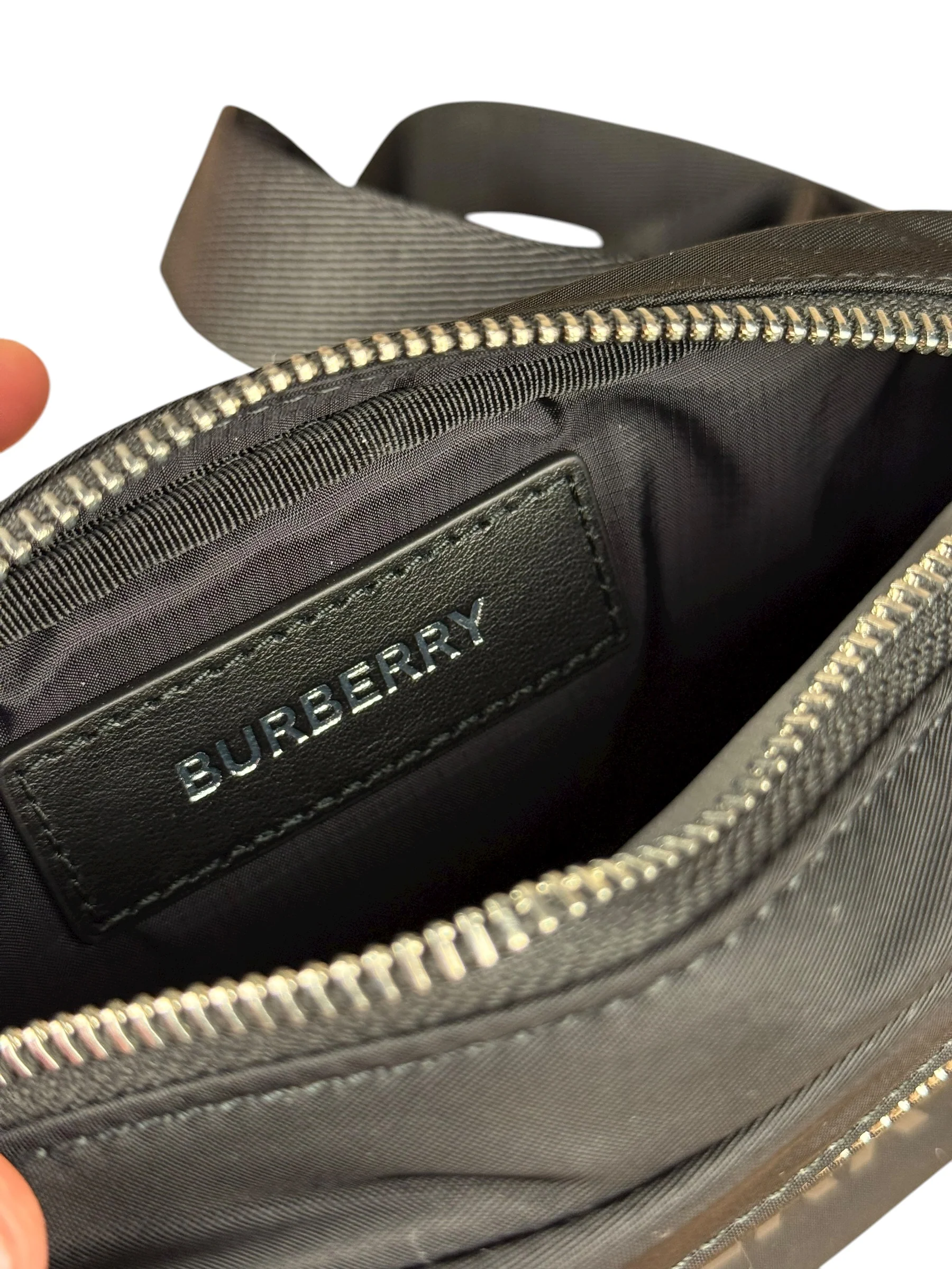 Burberry Logo Print Nylon Cannon Bum Bag - Image 13