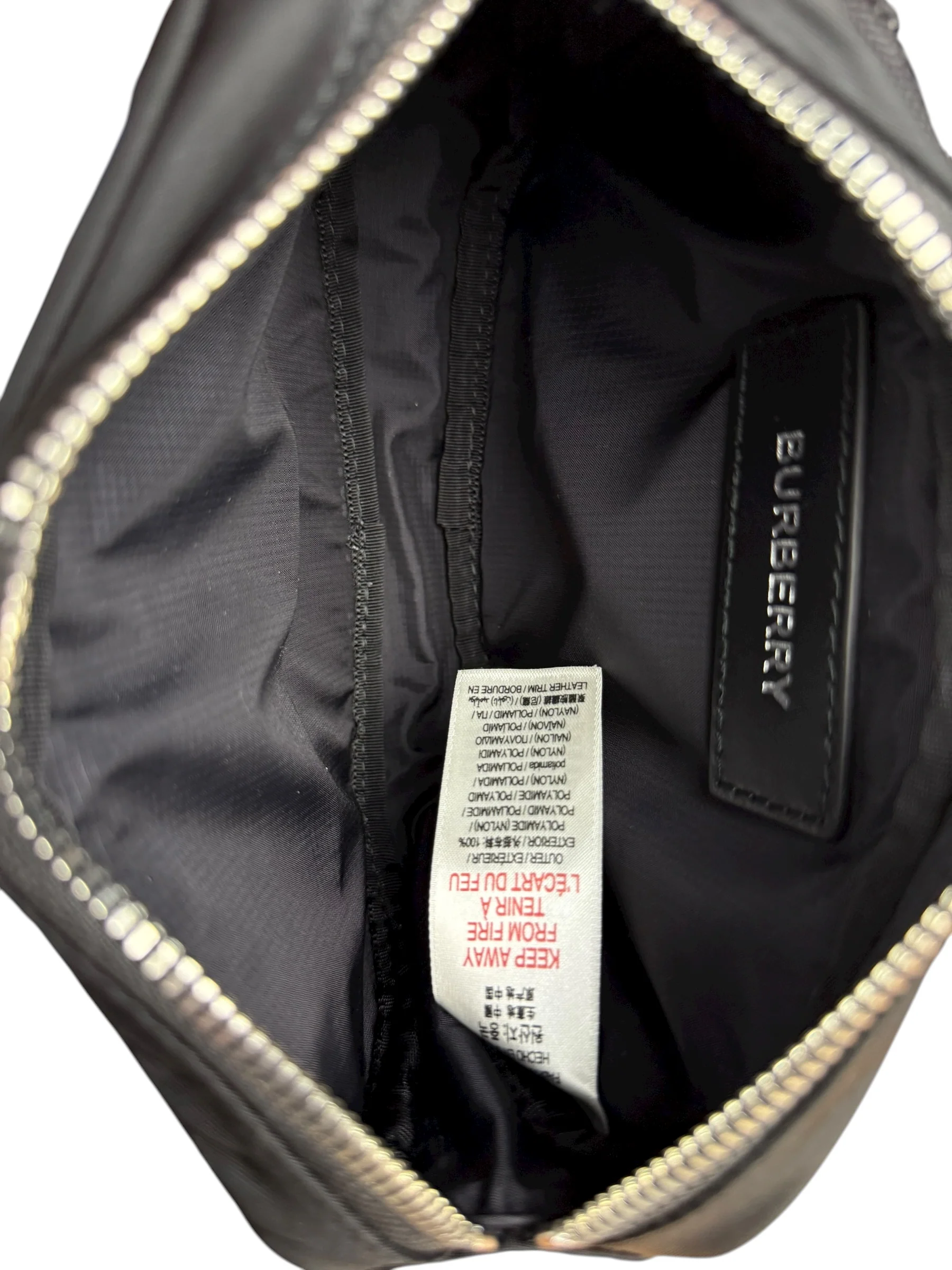 Burberry Logo Print Nylon Cannon Bum Bag - Image 15