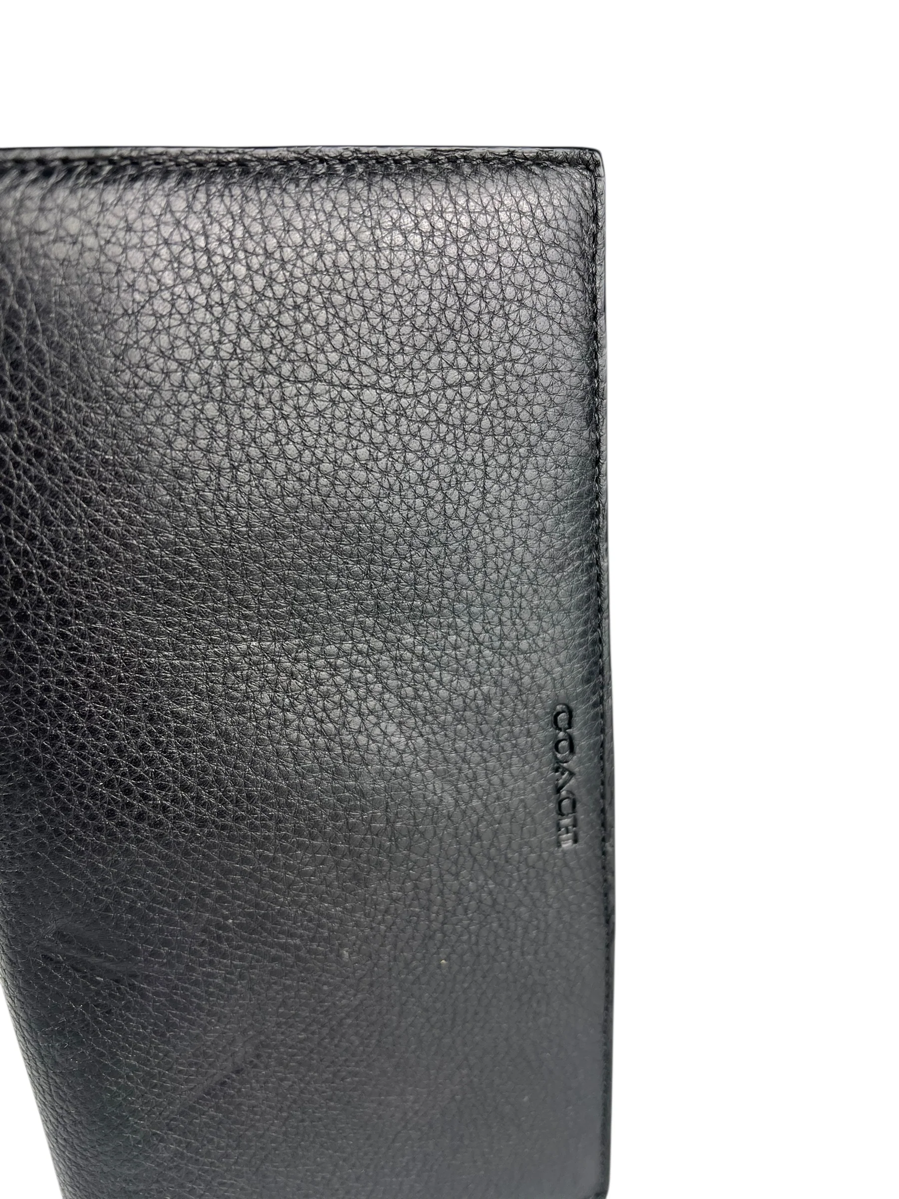 Coach Black Leather Long Wallet - Image 7