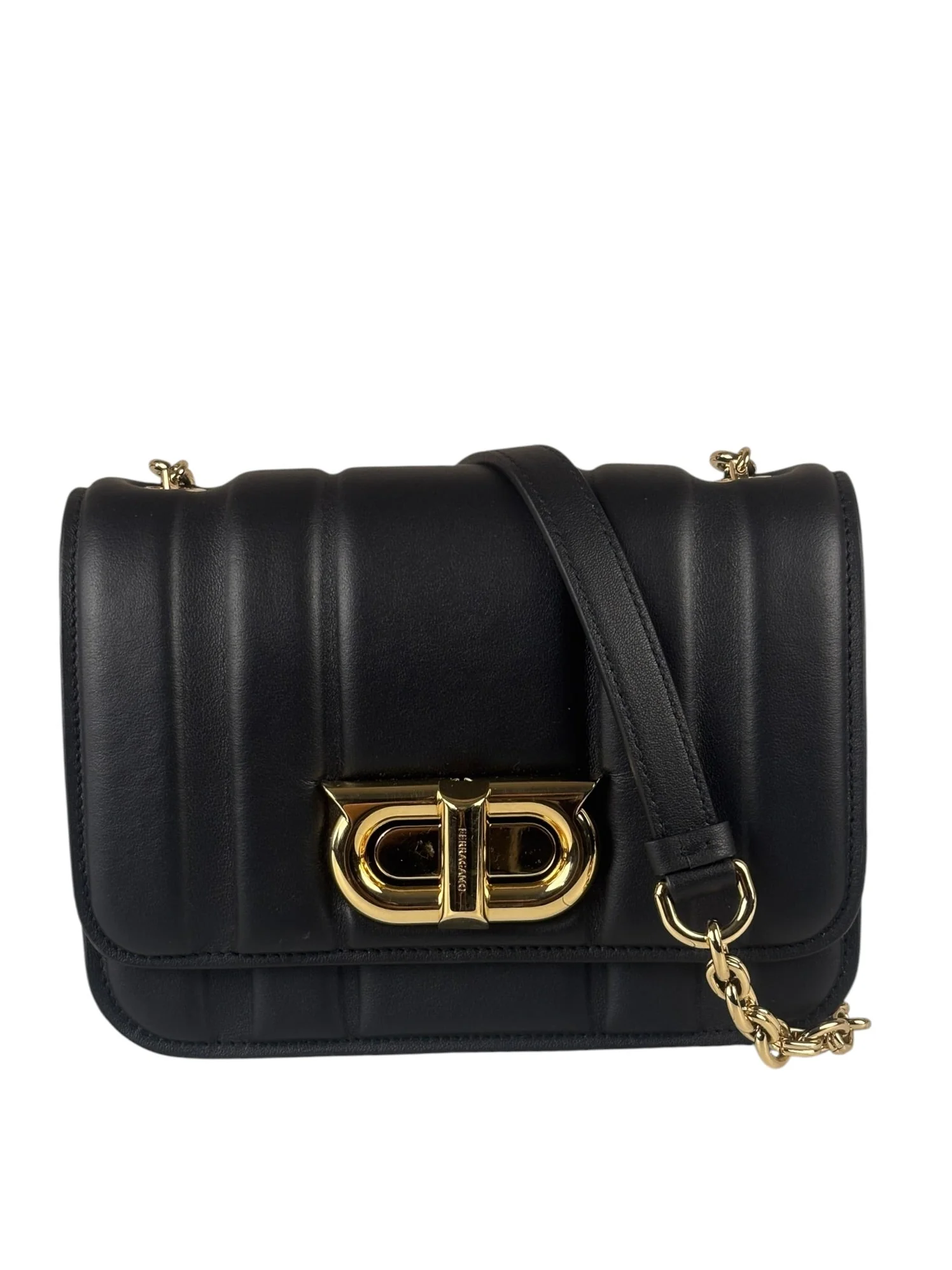 Ferragamo Mini Gancini Shoulder Bag