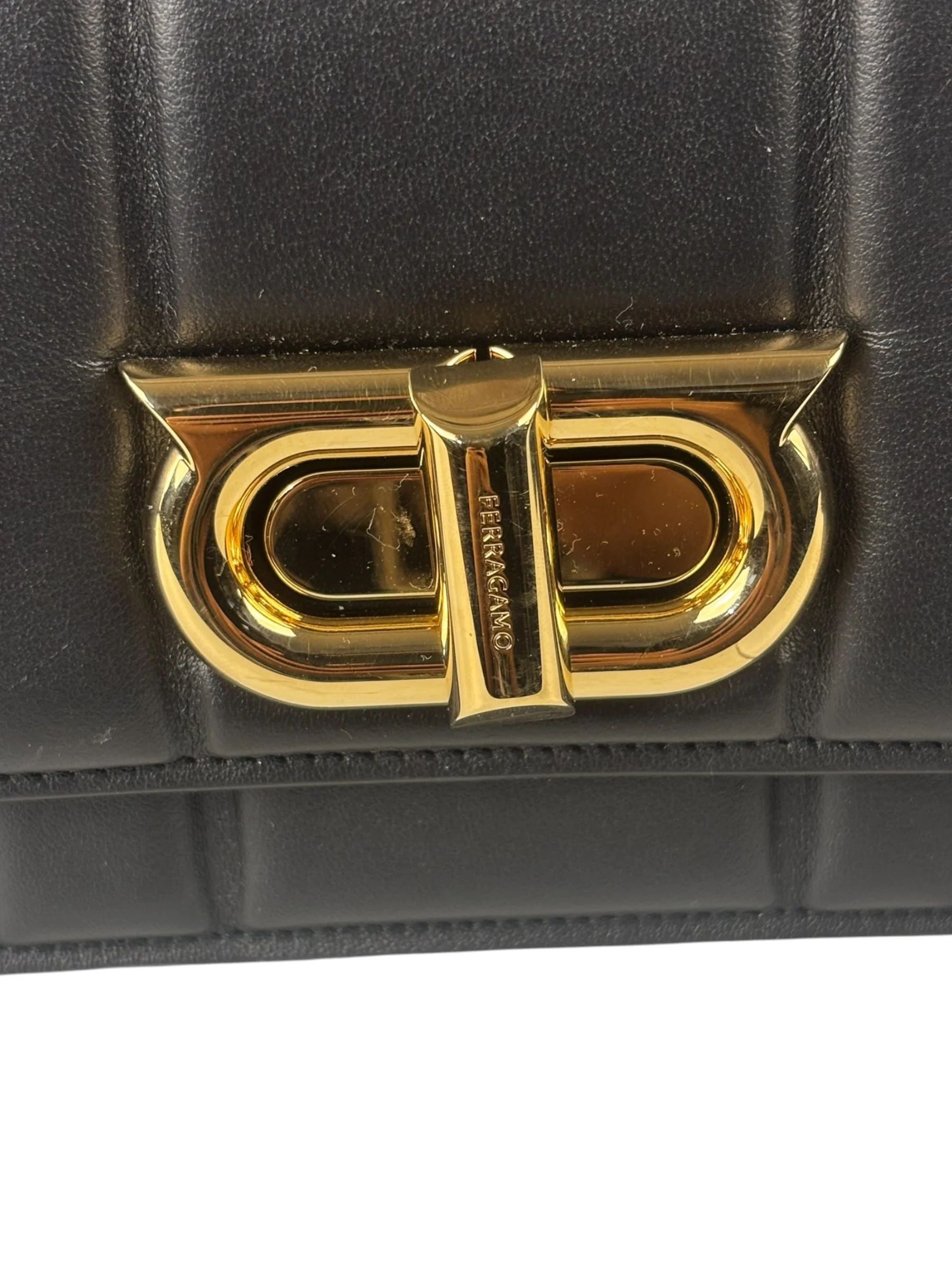 Ferragamo Mini Gancini Shoulder Bag - Image 13