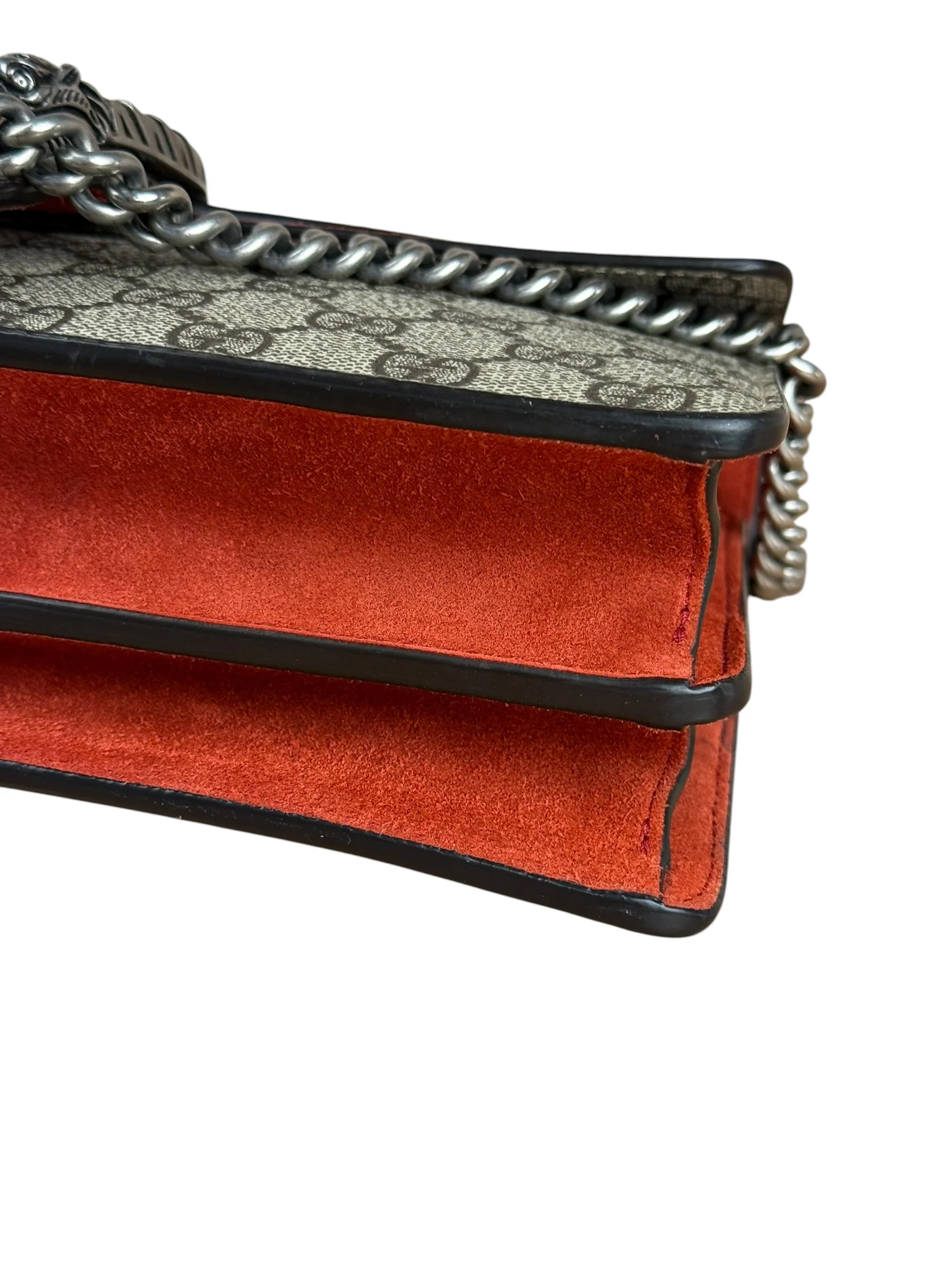 Gucci Dionysus GG Supreme Shoulder Bag Beige/Red - Image 11