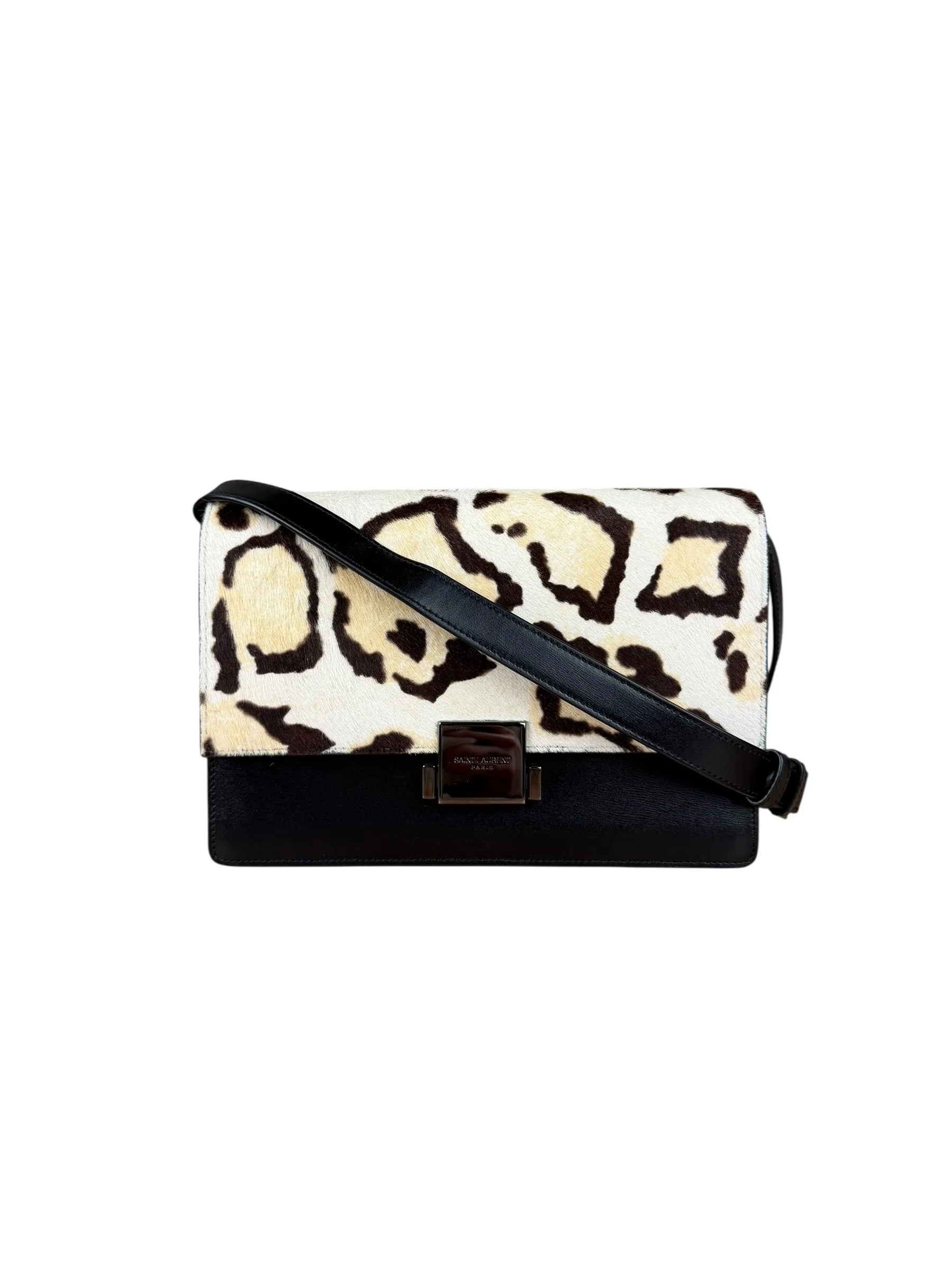 YSL Leopard Print Bellechasse Crossbody - Image 13