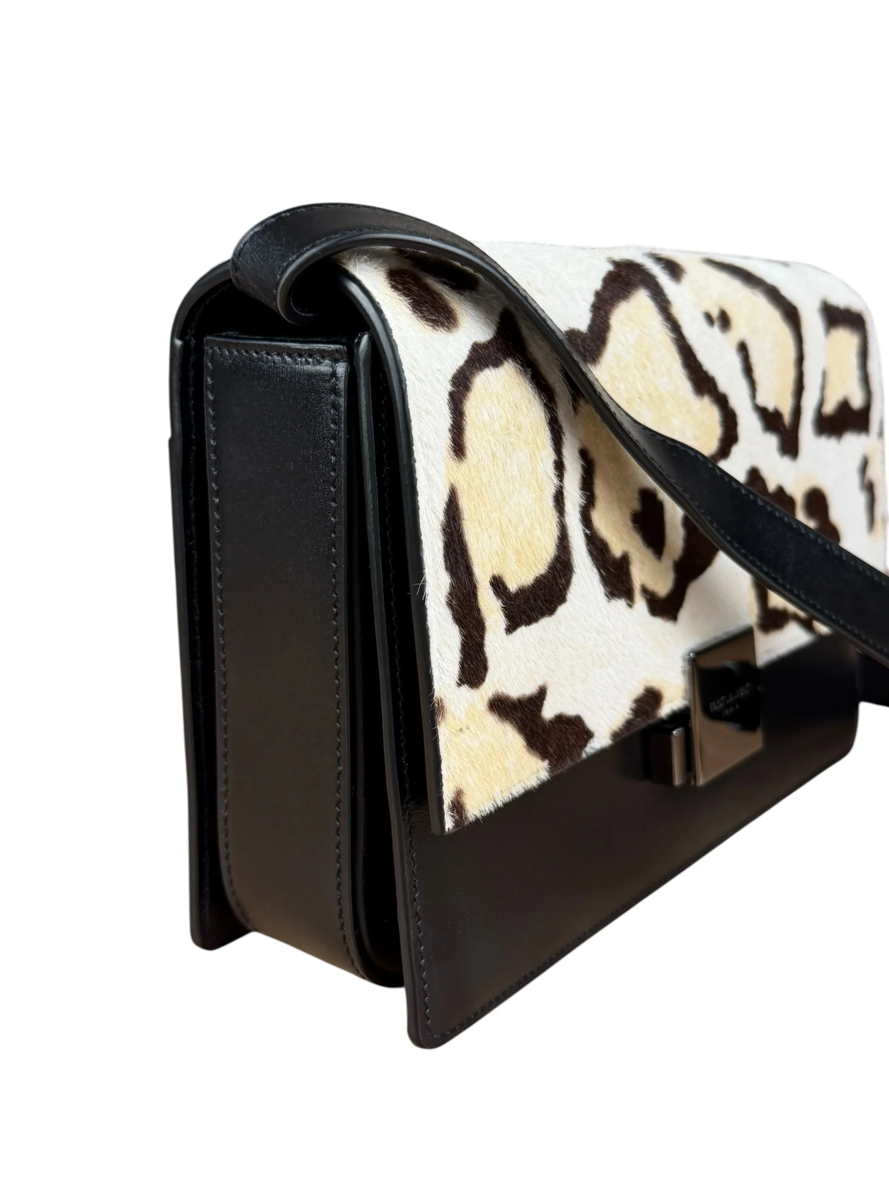 YSL Leopard Print Bellechasse Crossbody - Image 4