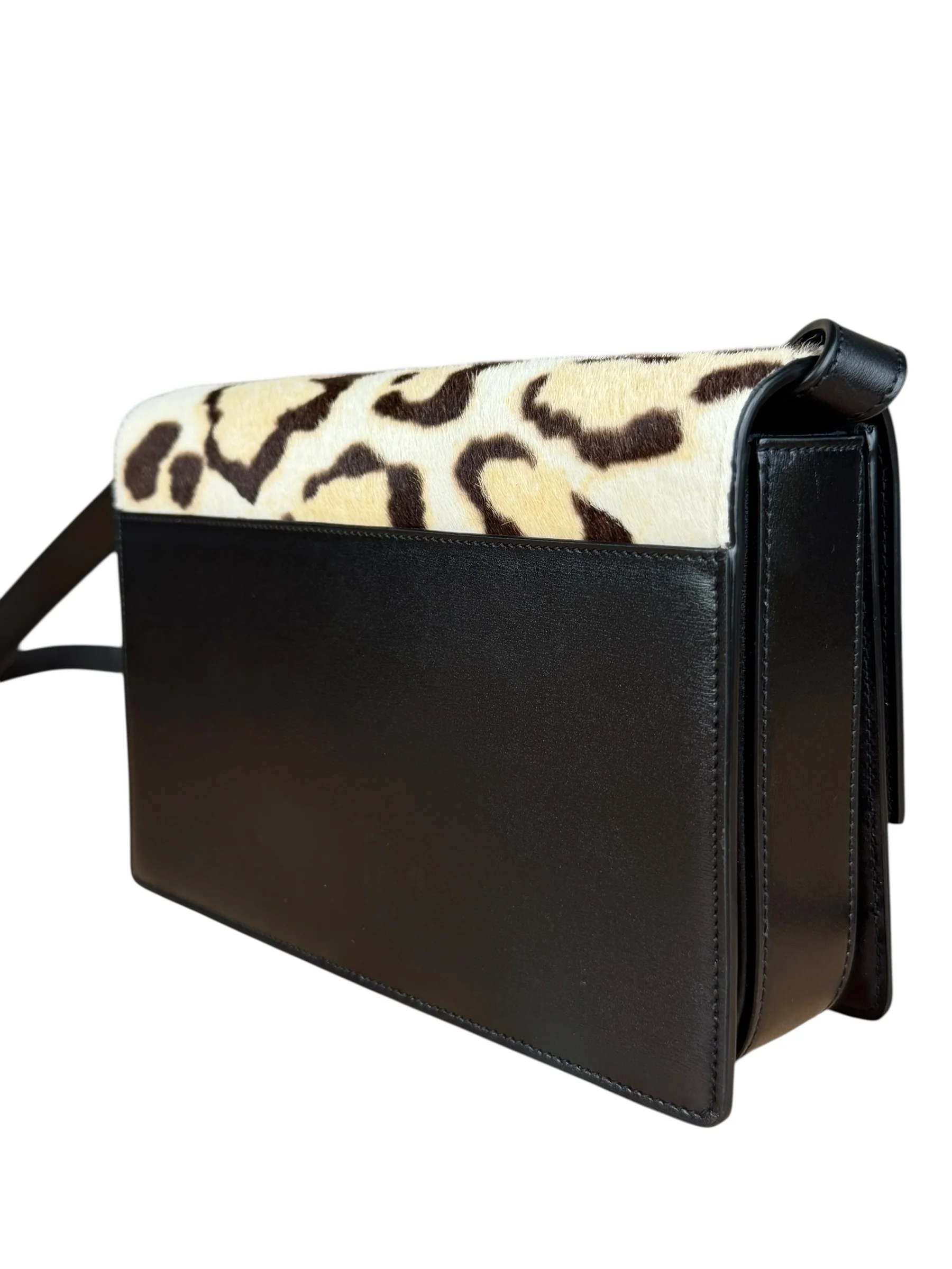 YSL Leopard Print Bellechasse Crossbody - Image 6