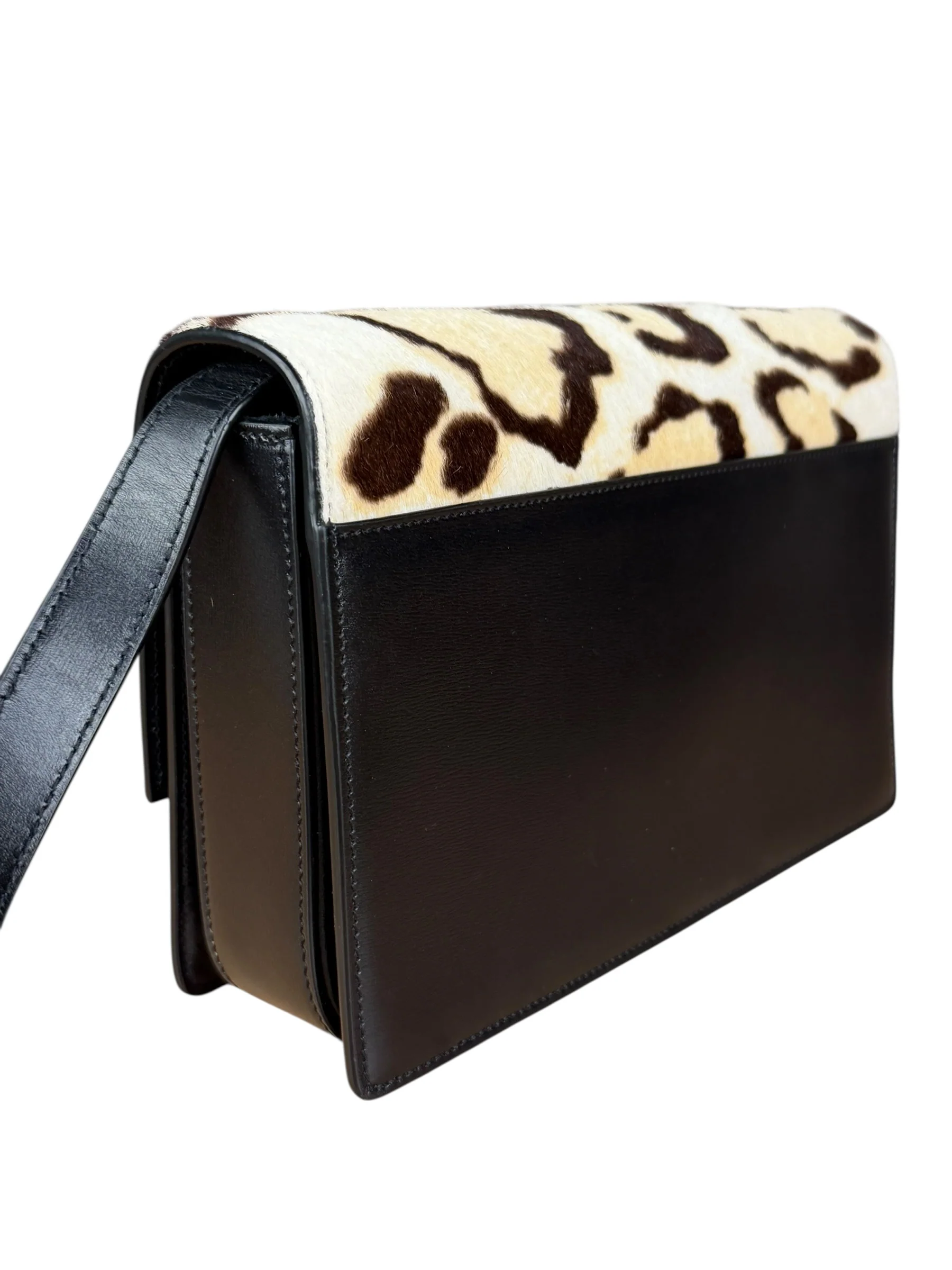 YSL Leopard Print Bellechasse Crossbody - Image 9