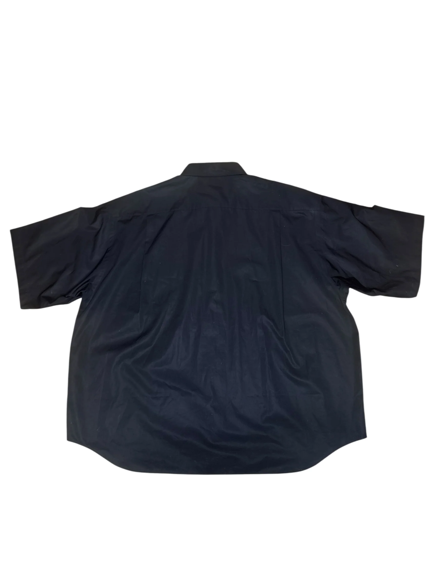 Balenciaga Black Poplin Button Up Shirt - Image 2