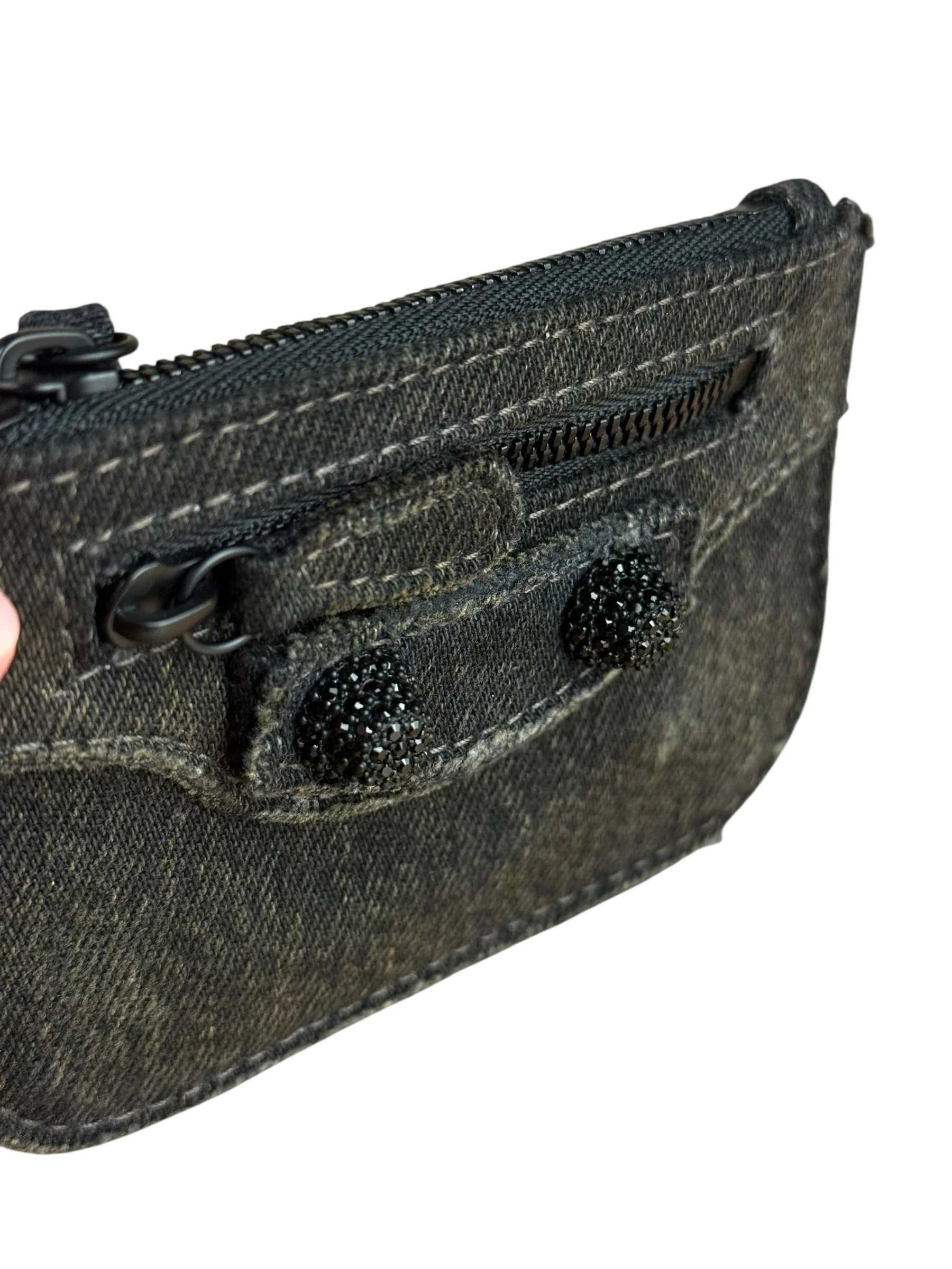 Balenciaga Le Cagole Zip Pouch Denim - Image 9