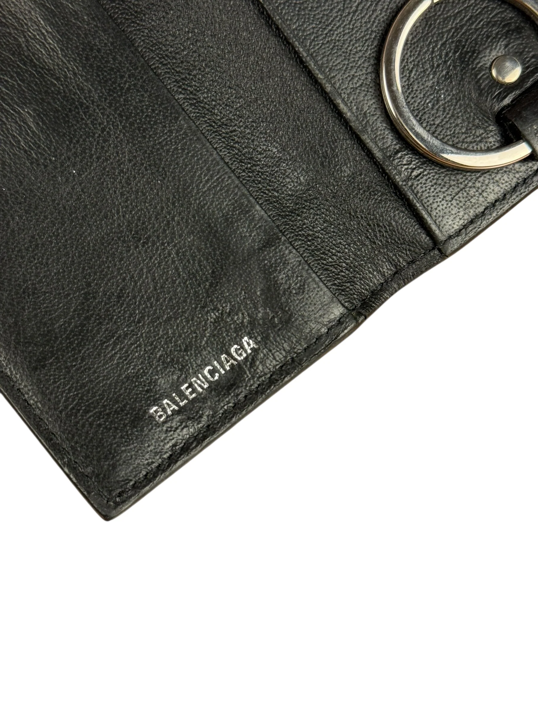 Balenciaga Leather Key Wallet - Image 11