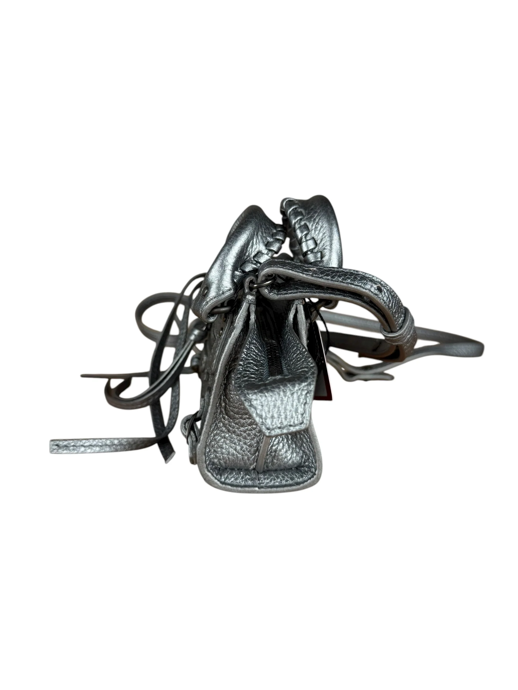Balenciaga Nano City Bag Silver - Image 5