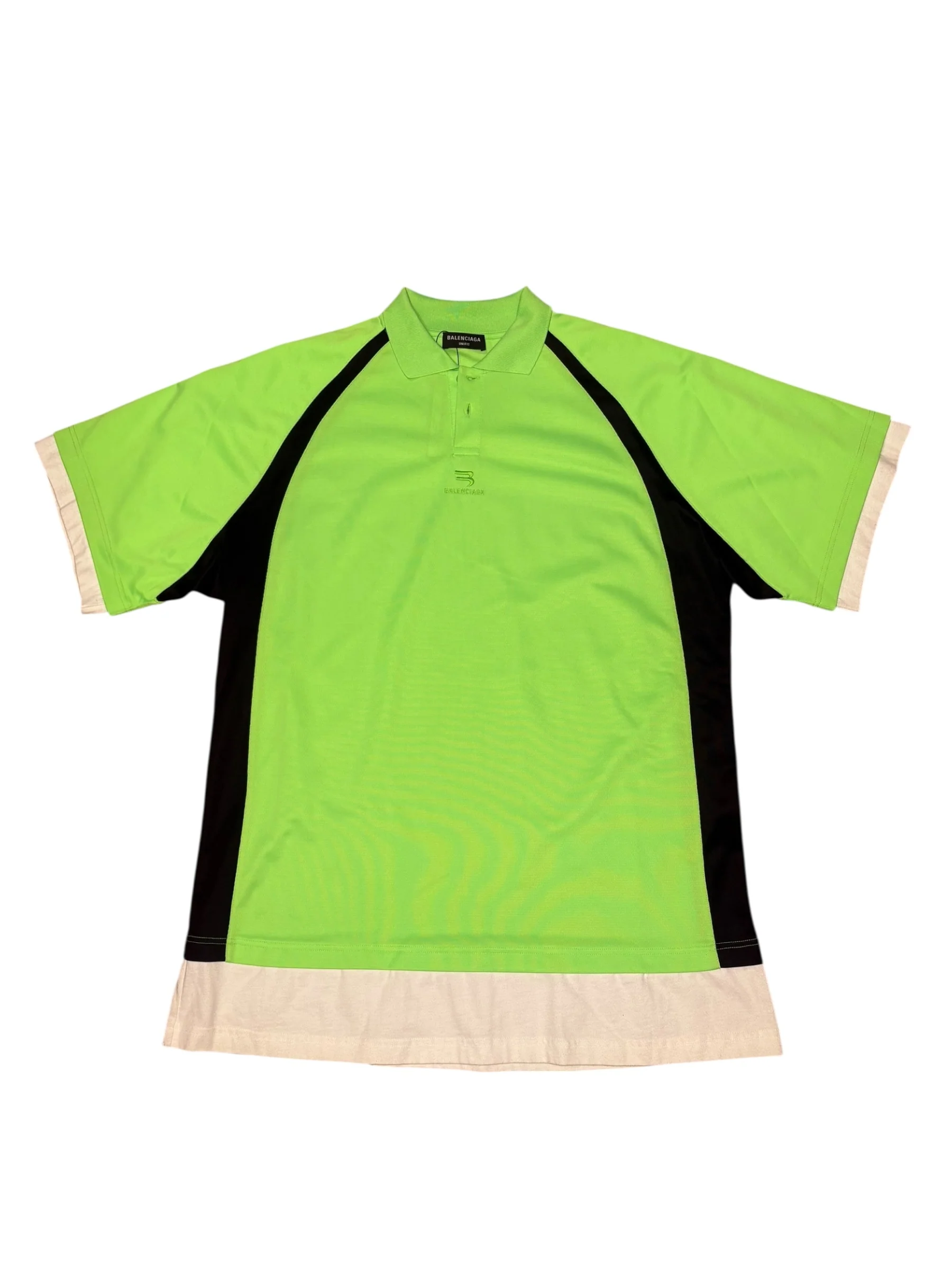 Balenciaga Neon Layered Polo Shirt