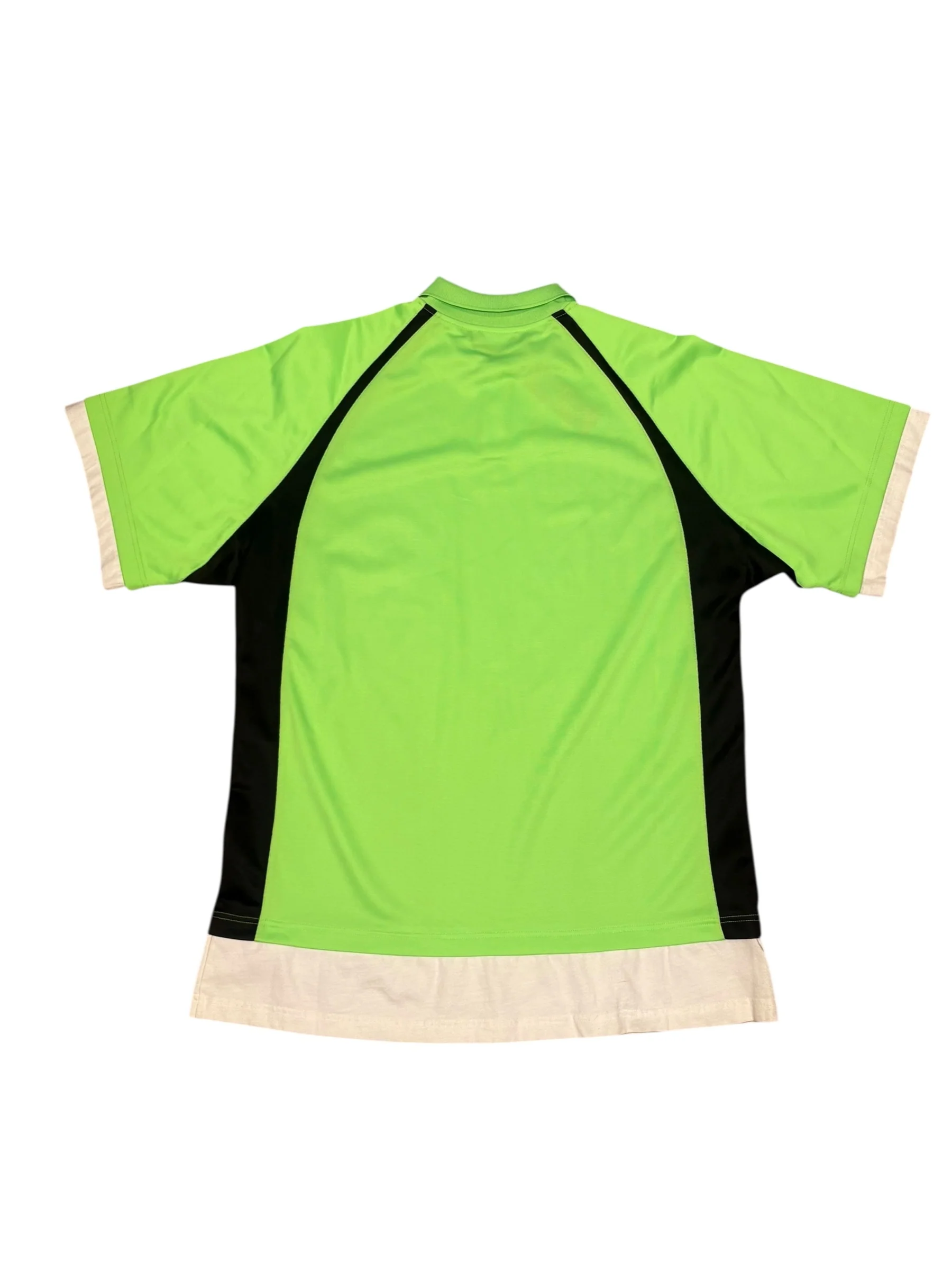 Balenciaga Neon Layered Polo Shirt - Image 2