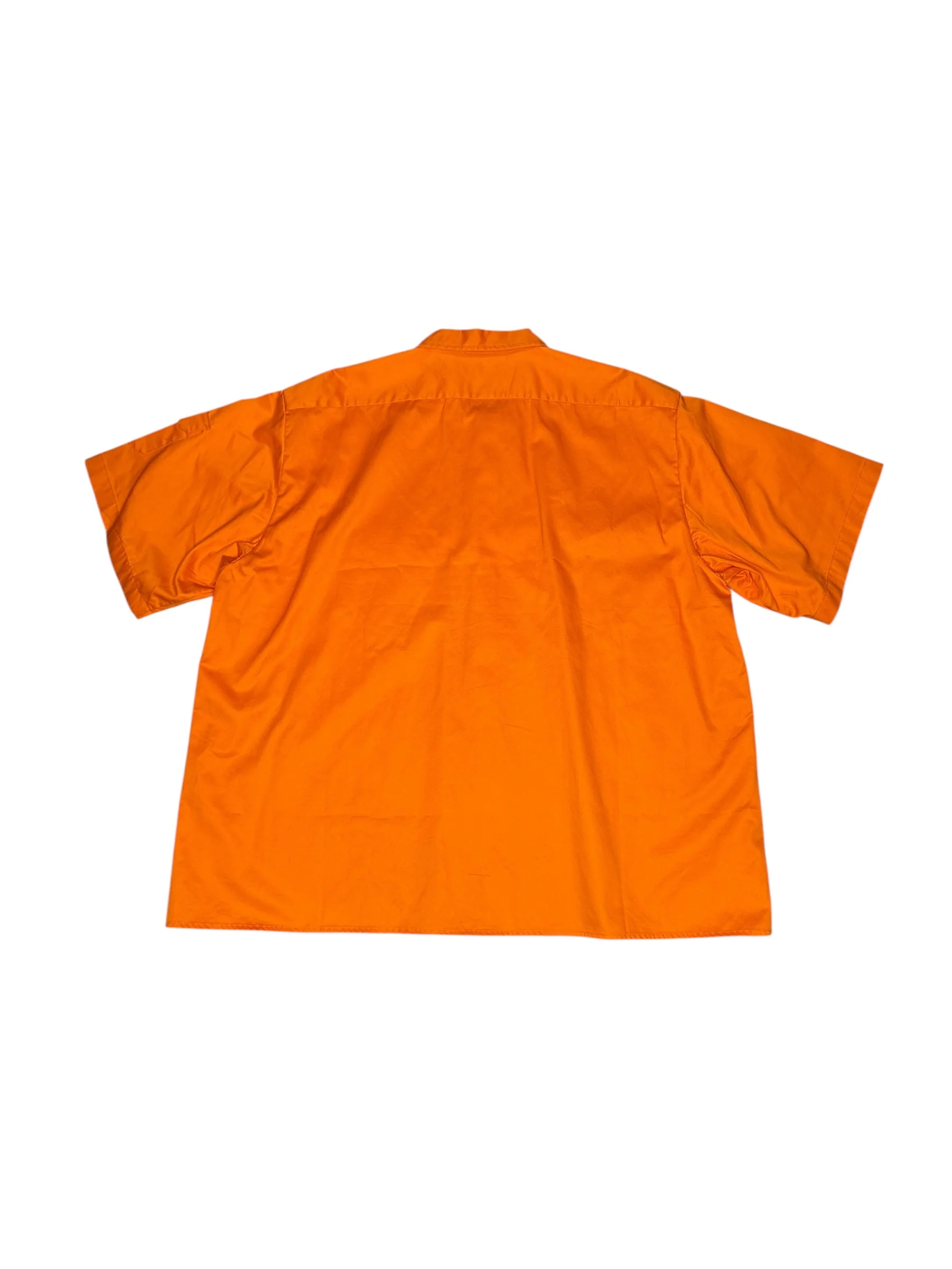 Balenciaga Orange Short Sleeve Button Up - Image 2