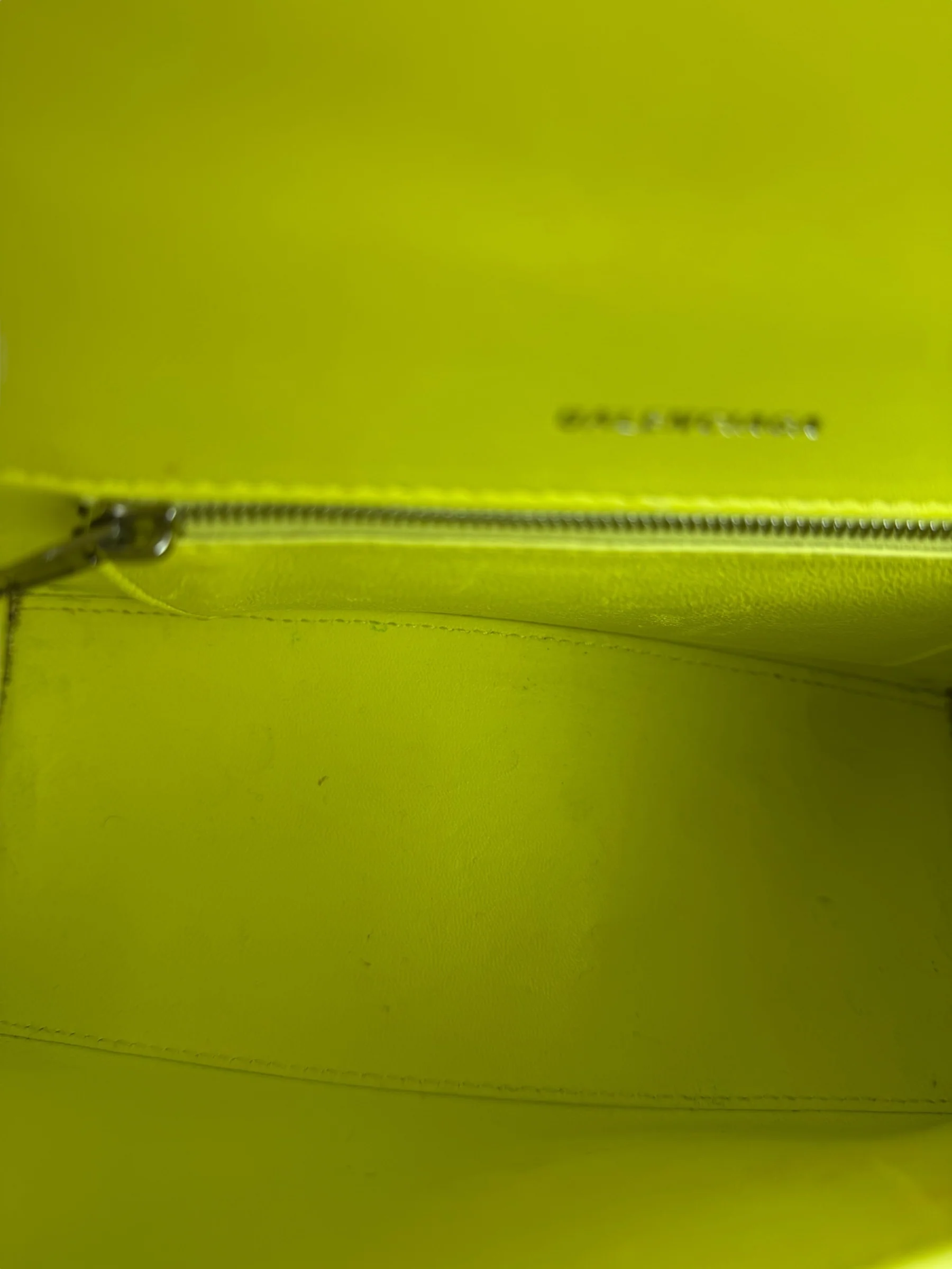 Balenciaga Small Yellow Croc Hourglass 2Way - Image 21
