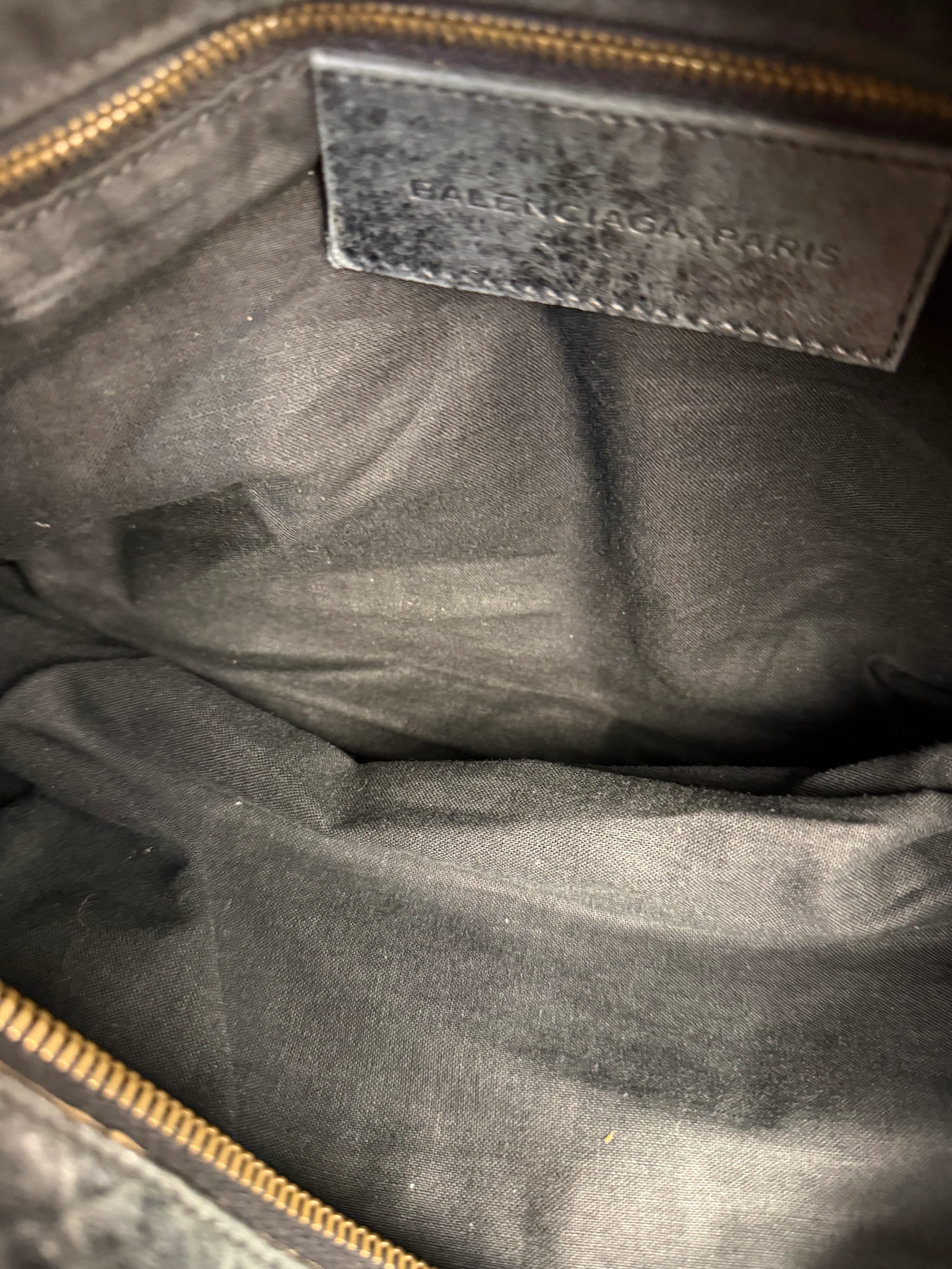 Balenciaga Vintage Dark Blue Leather Classic City Bag - Image 26