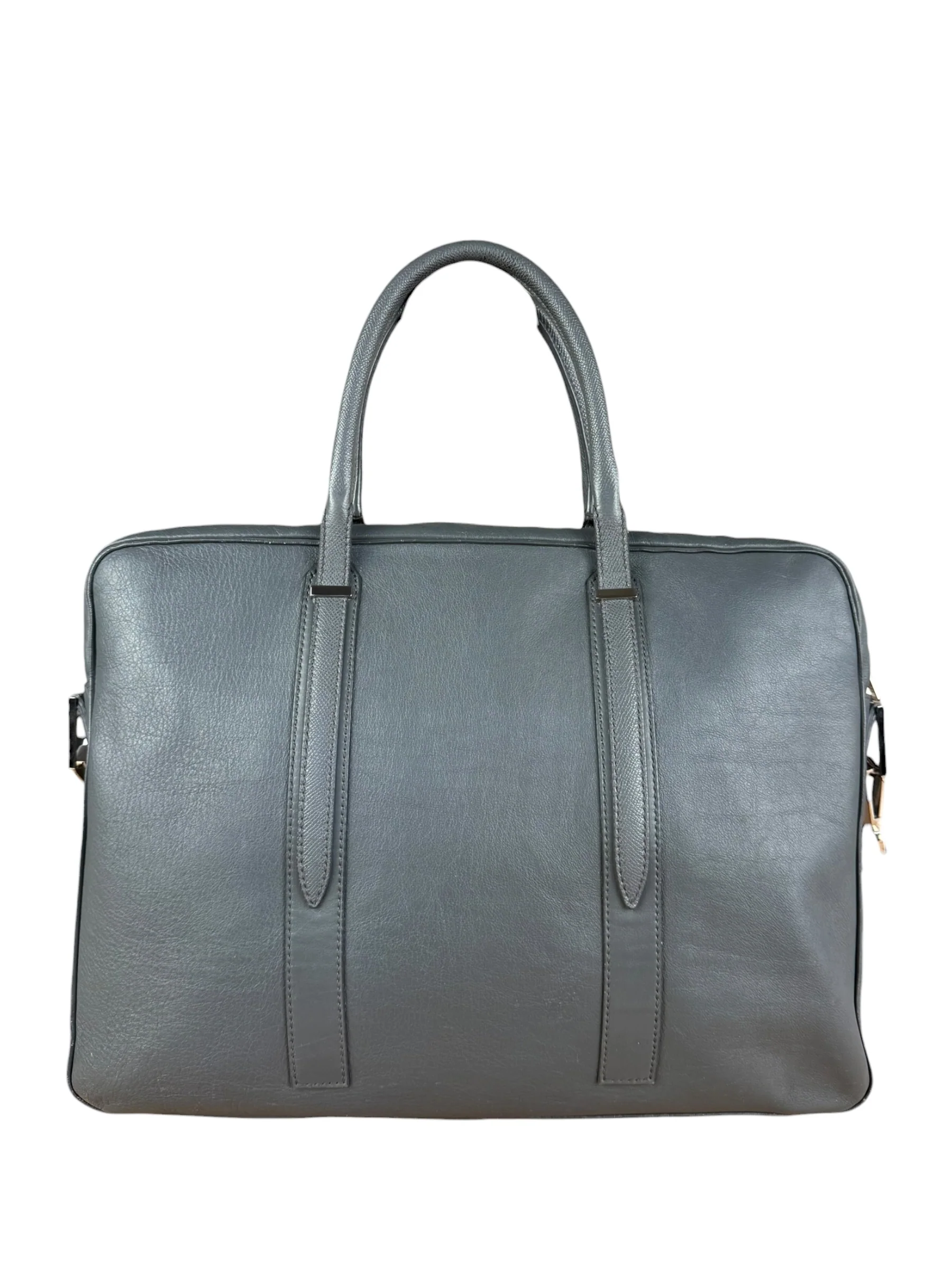 Balenciaga Vintage Grey Leather Work Bag