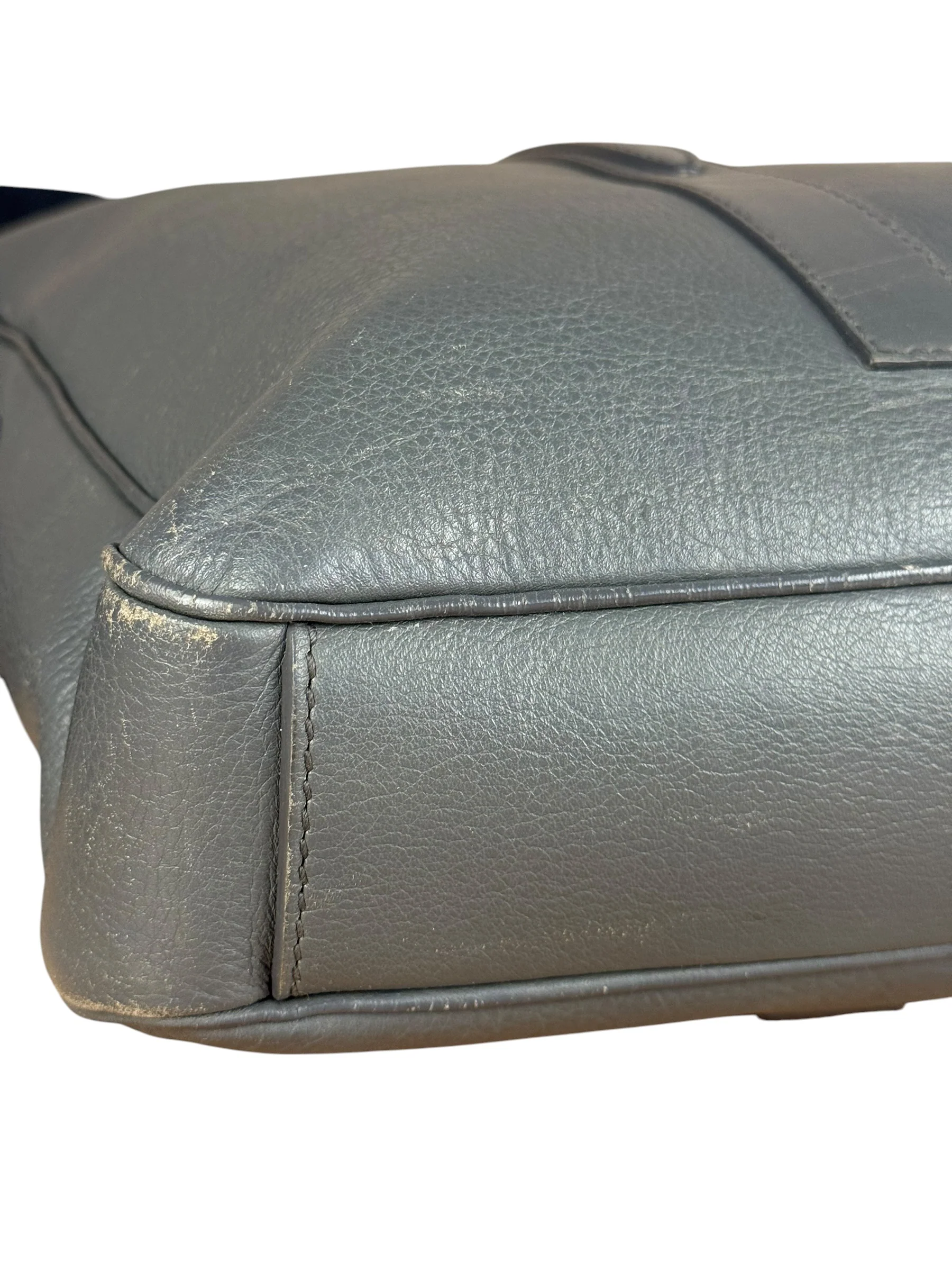 Balenciaga Vintage Grey Leather Work Bag - Image 17