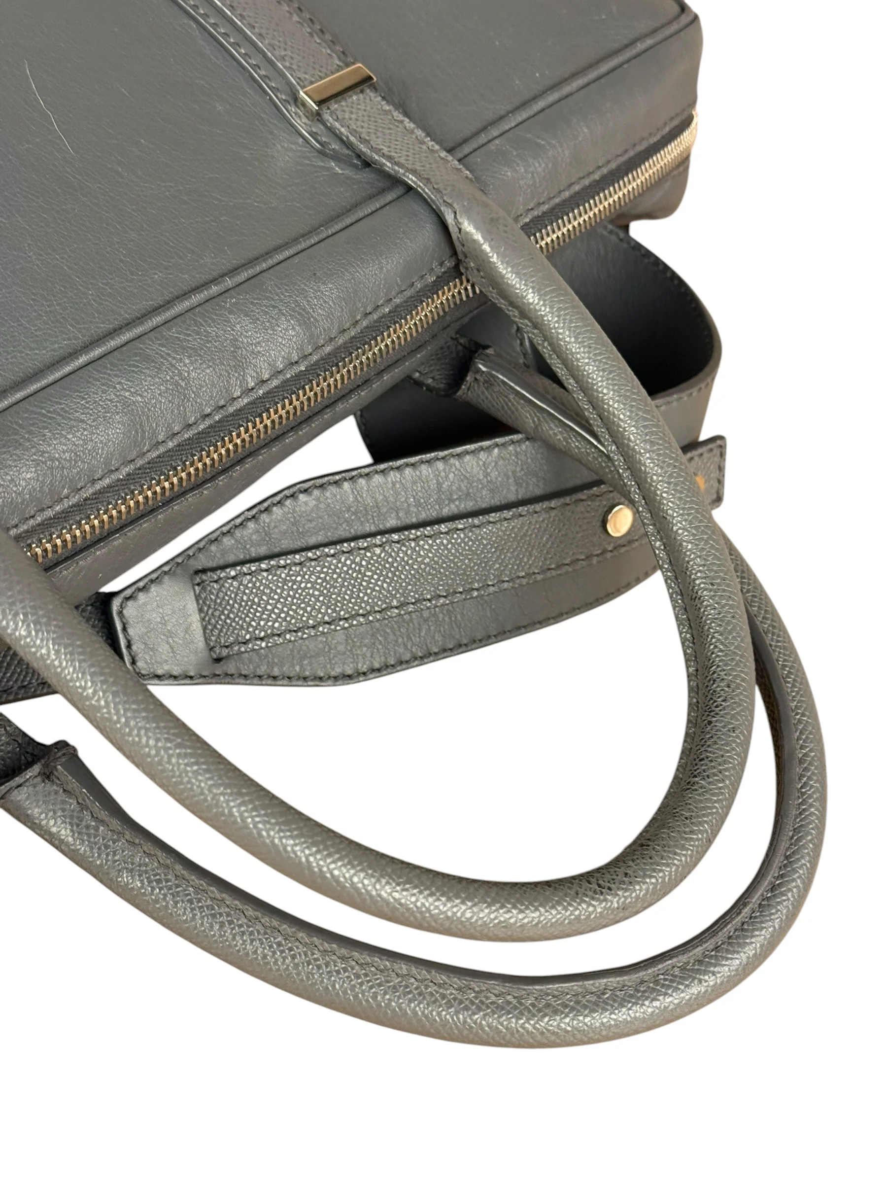 Balenciaga Vintage Grey Leather Work Bag - Image 20