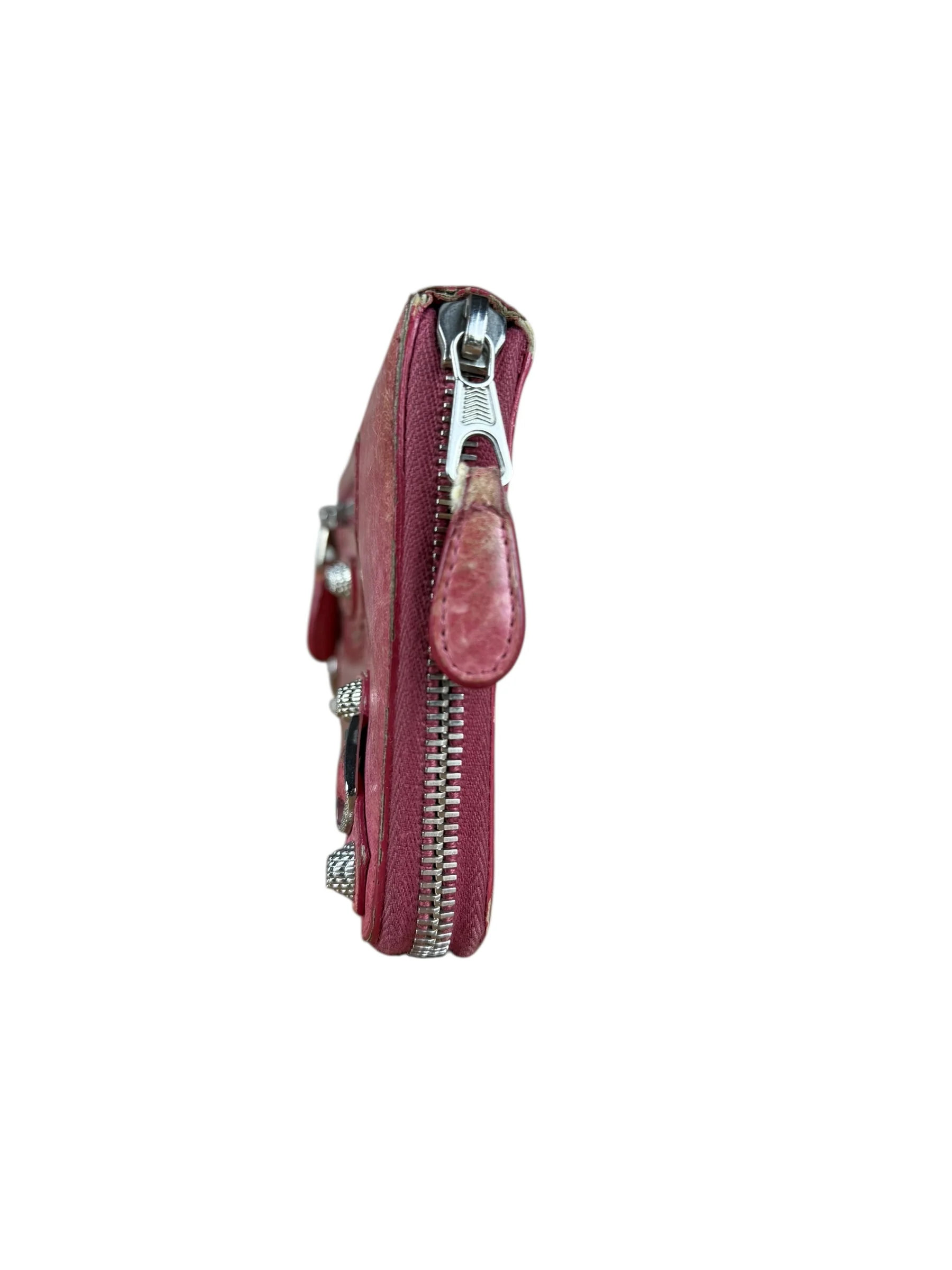 Balenciaga Vintage Pink Le Agneau Long Wallet - Image 4