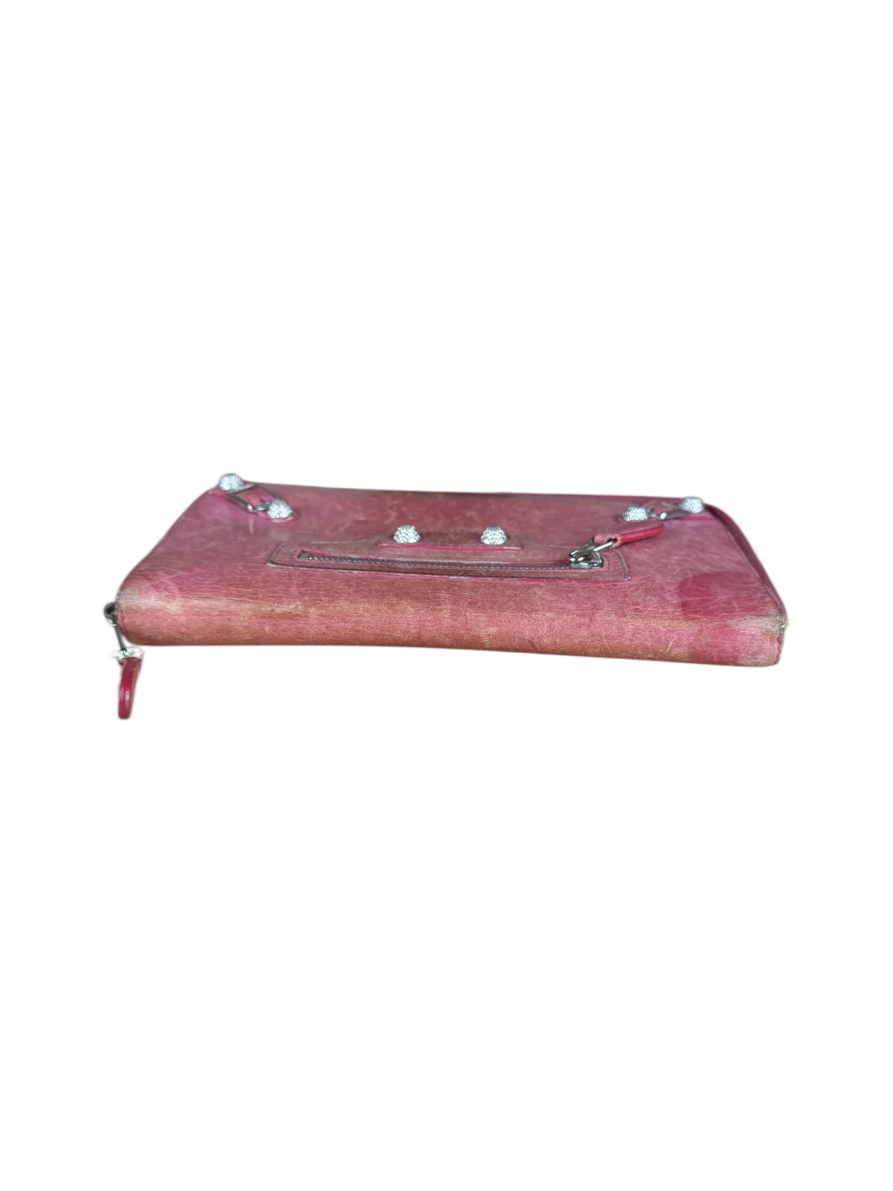 Balenciaga Vintage Pink Le Agneau Long Wallet - Image 5
