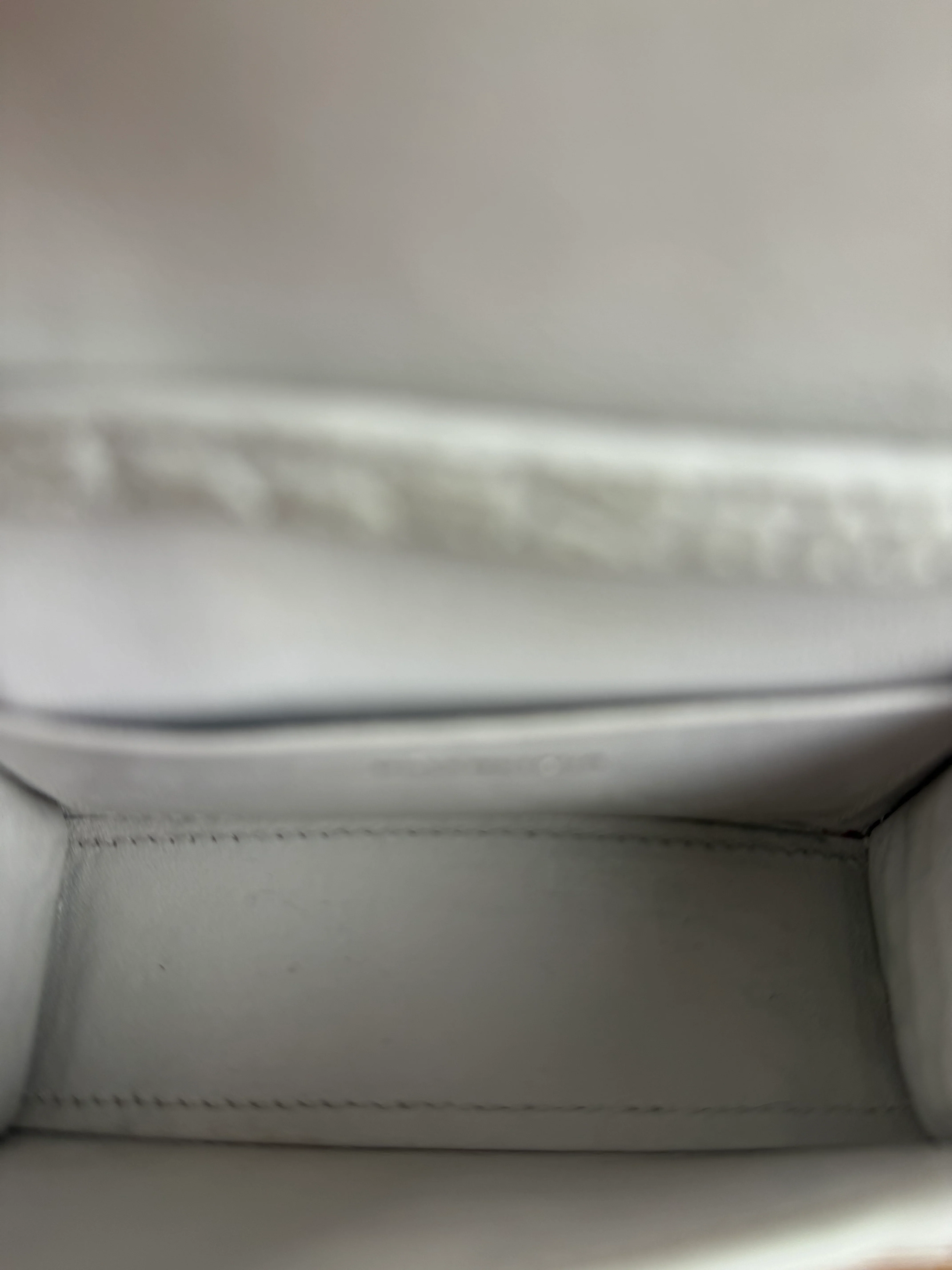 Balenciaga White Croc Embossed Nano Hourglass Bag - Image 16