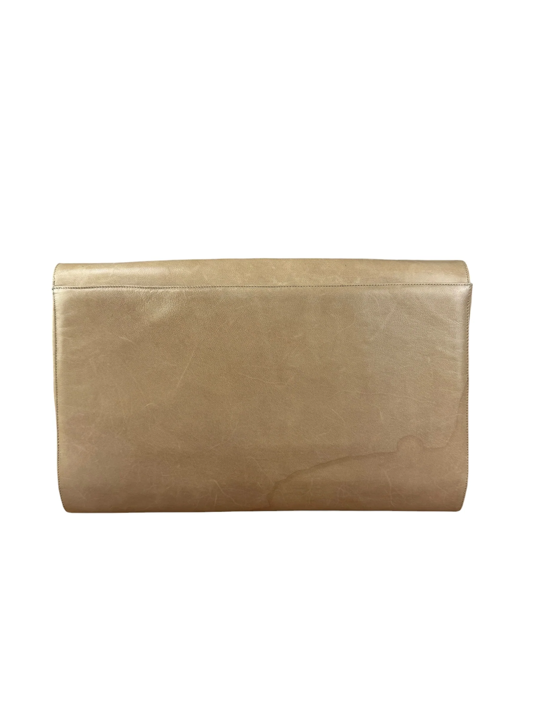 Bally Leather Bow Clutch - Image 11