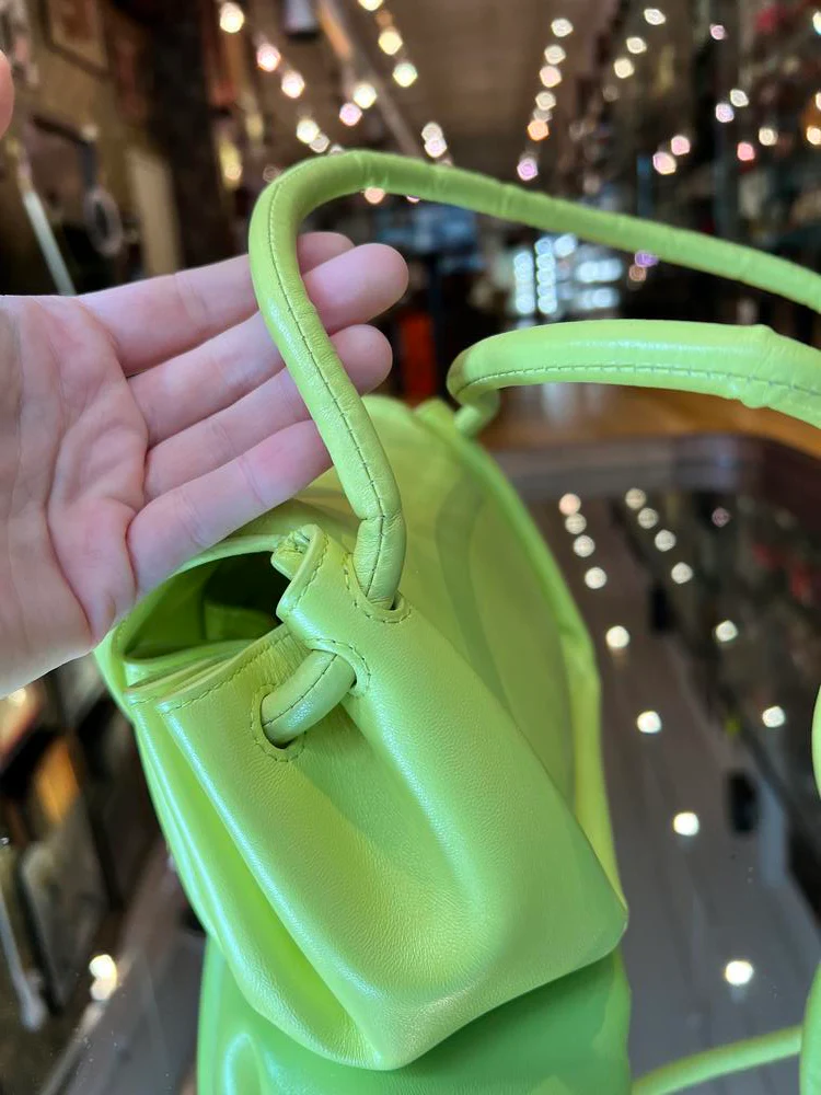 Bottega Veneta Beak Crossbody Bag Seagrass - Image 12