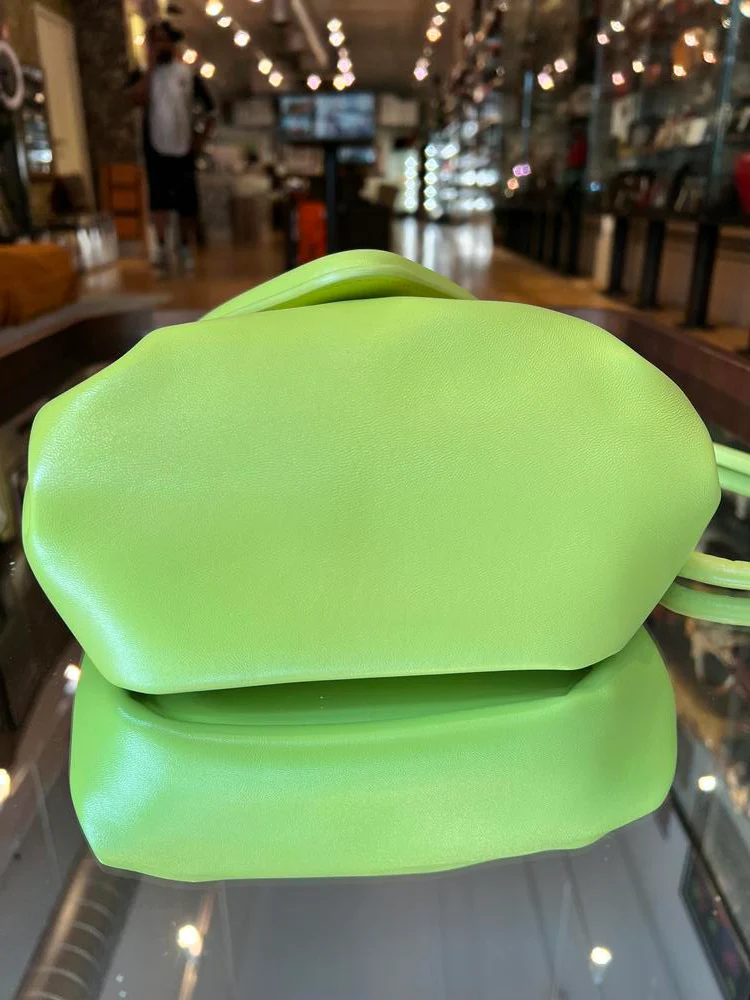 Bottega Veneta Beak Crossbody Bag Seagrass - Image 13