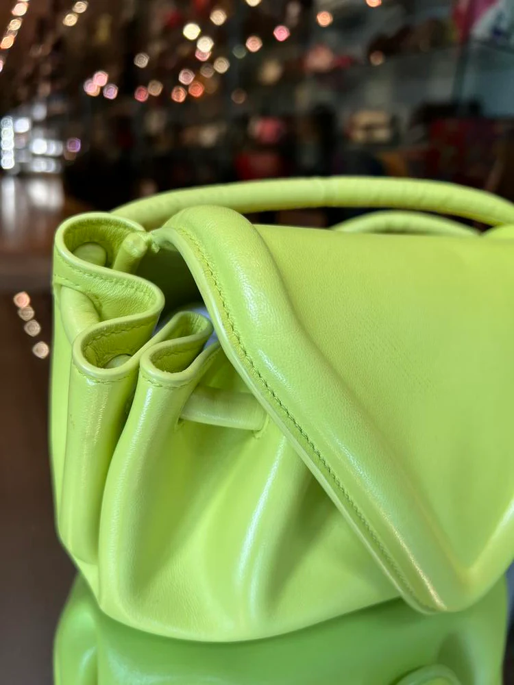 Bottega Veneta Beak Crossbody Bag Seagrass - Image 8