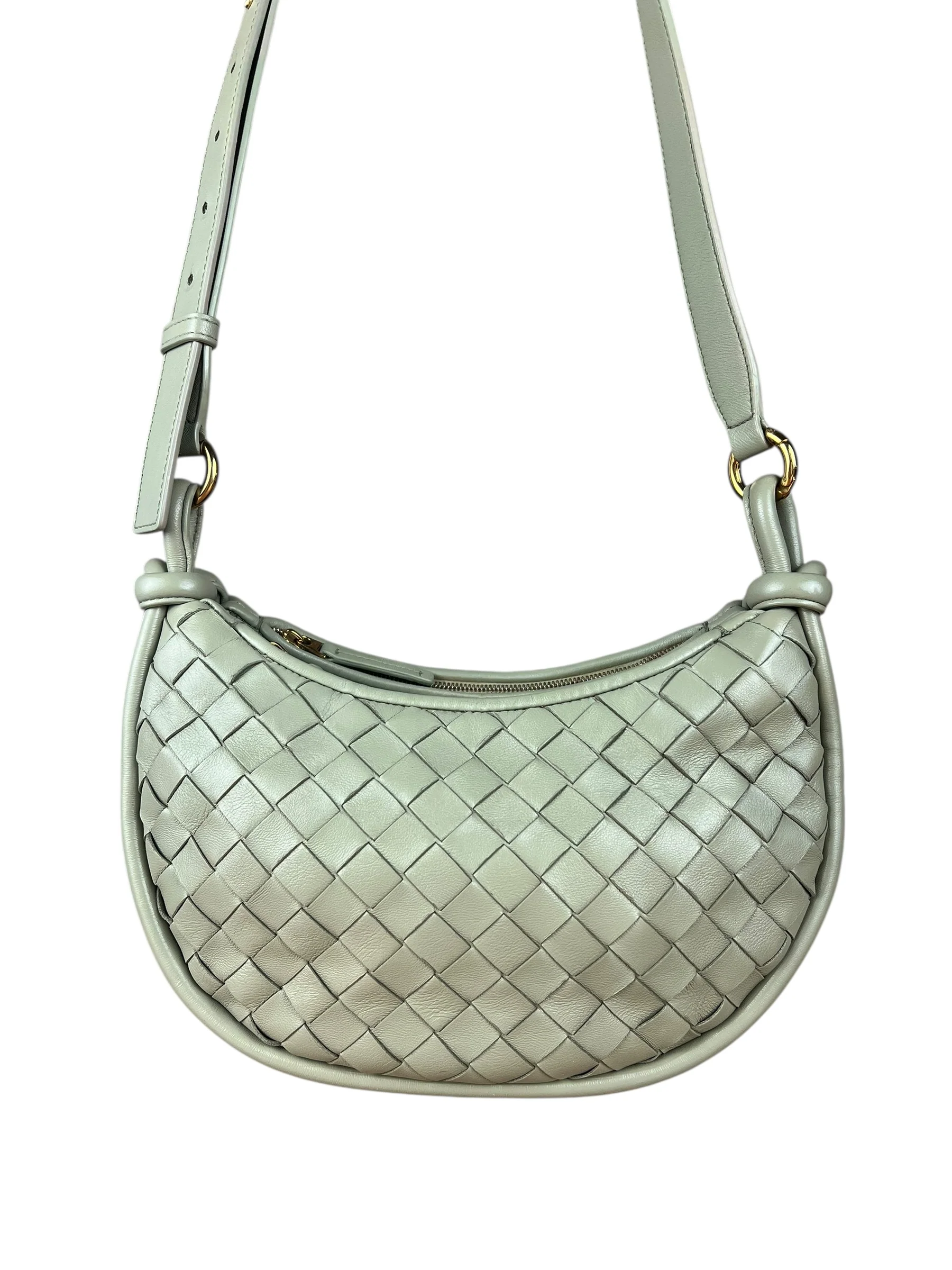 Bottega Veneta Intercciato Gemilli Shoulder Bag - Image 9