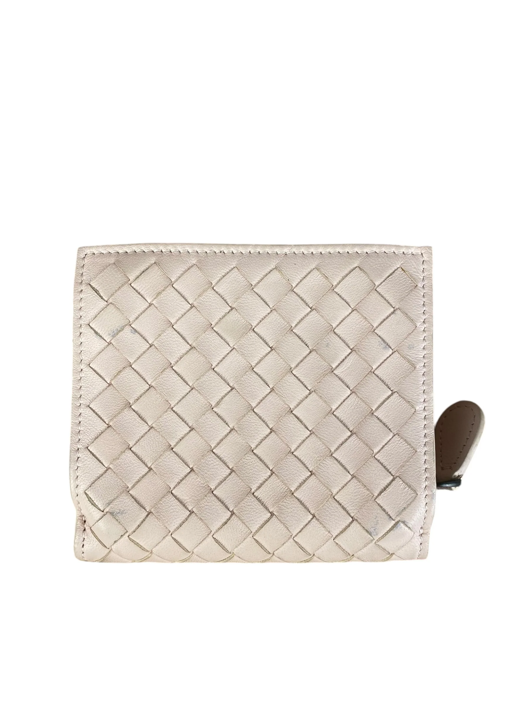 Bottega Veneta Intreccio Leather Wallet Light Pink - Image 2