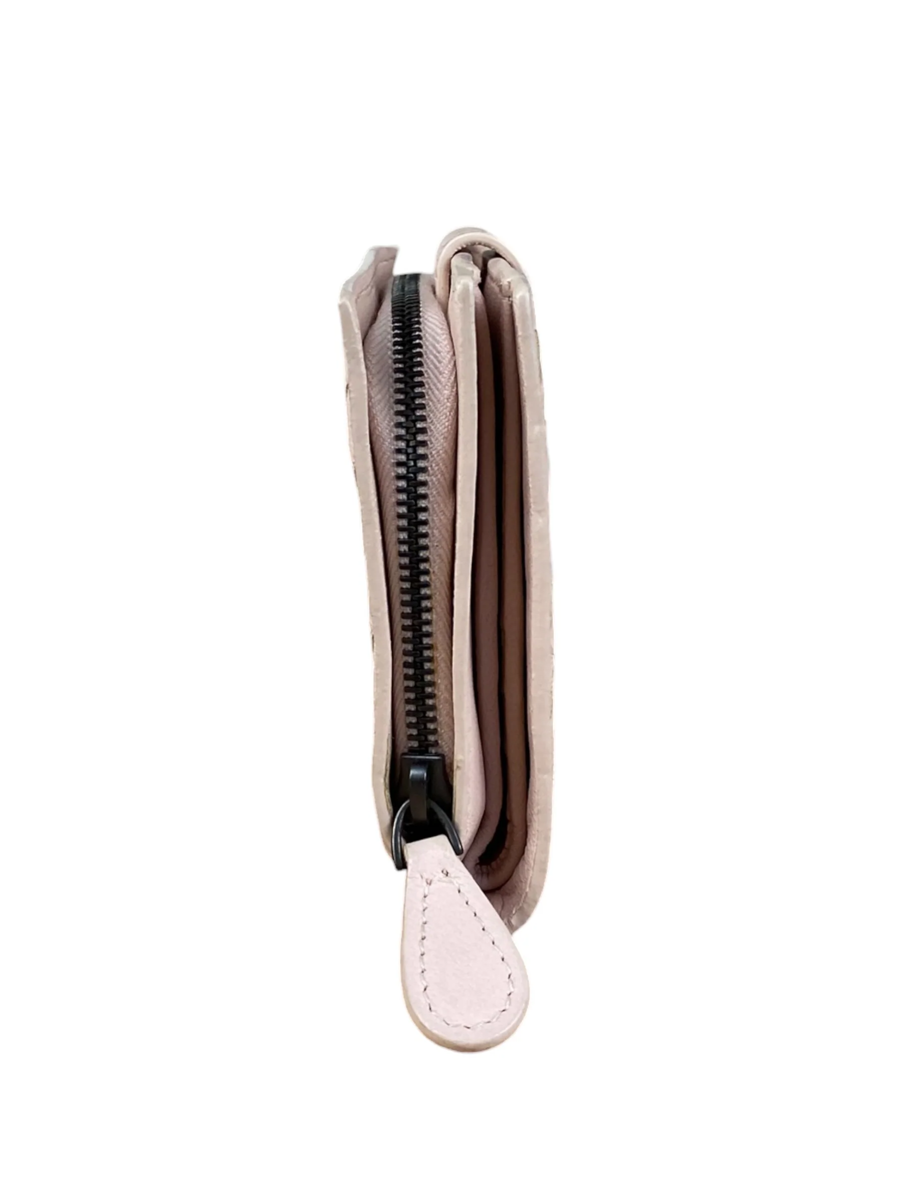 Bottega Veneta Intreccio Leather Wallet Light Pink - Image 3