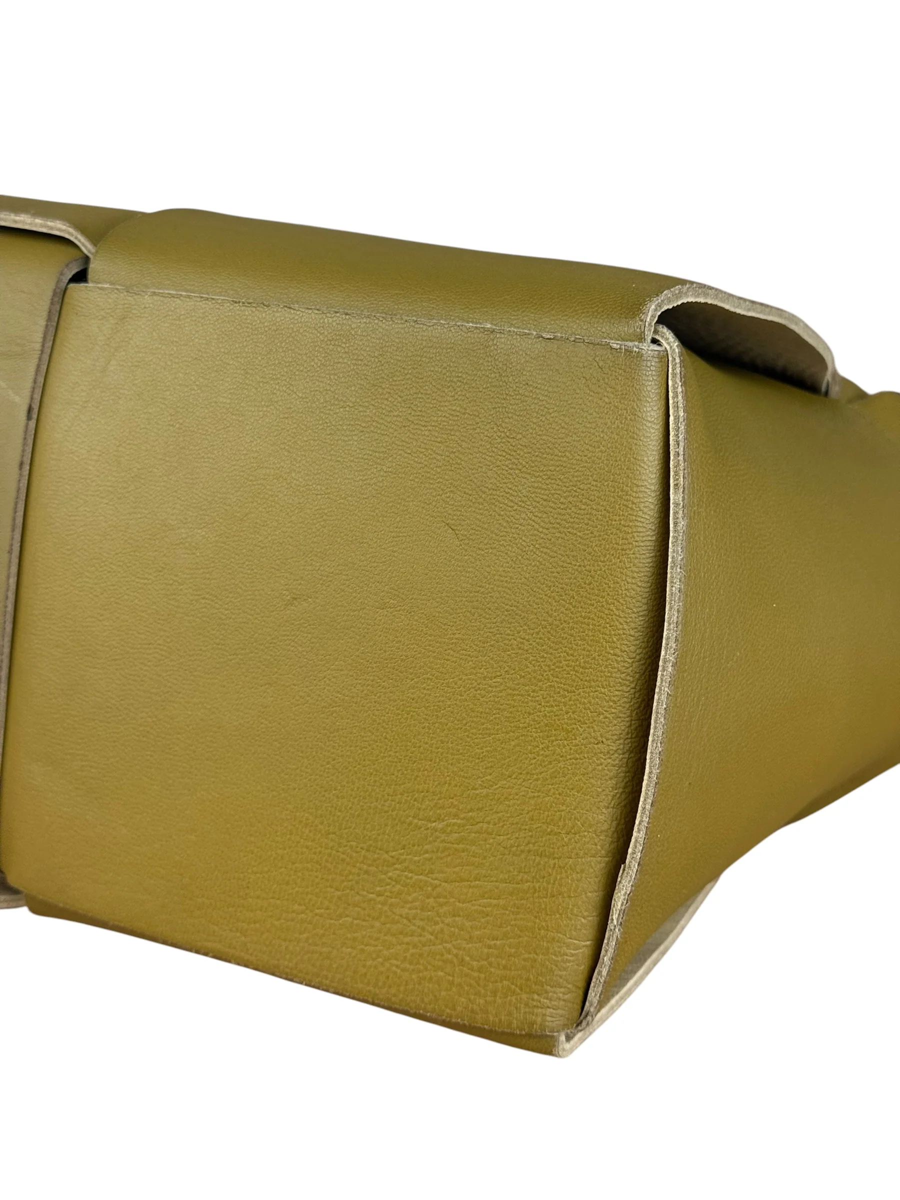 Bottega Veneta Muted Olive Intreccio Arco Woven Leather Tote - Image 14