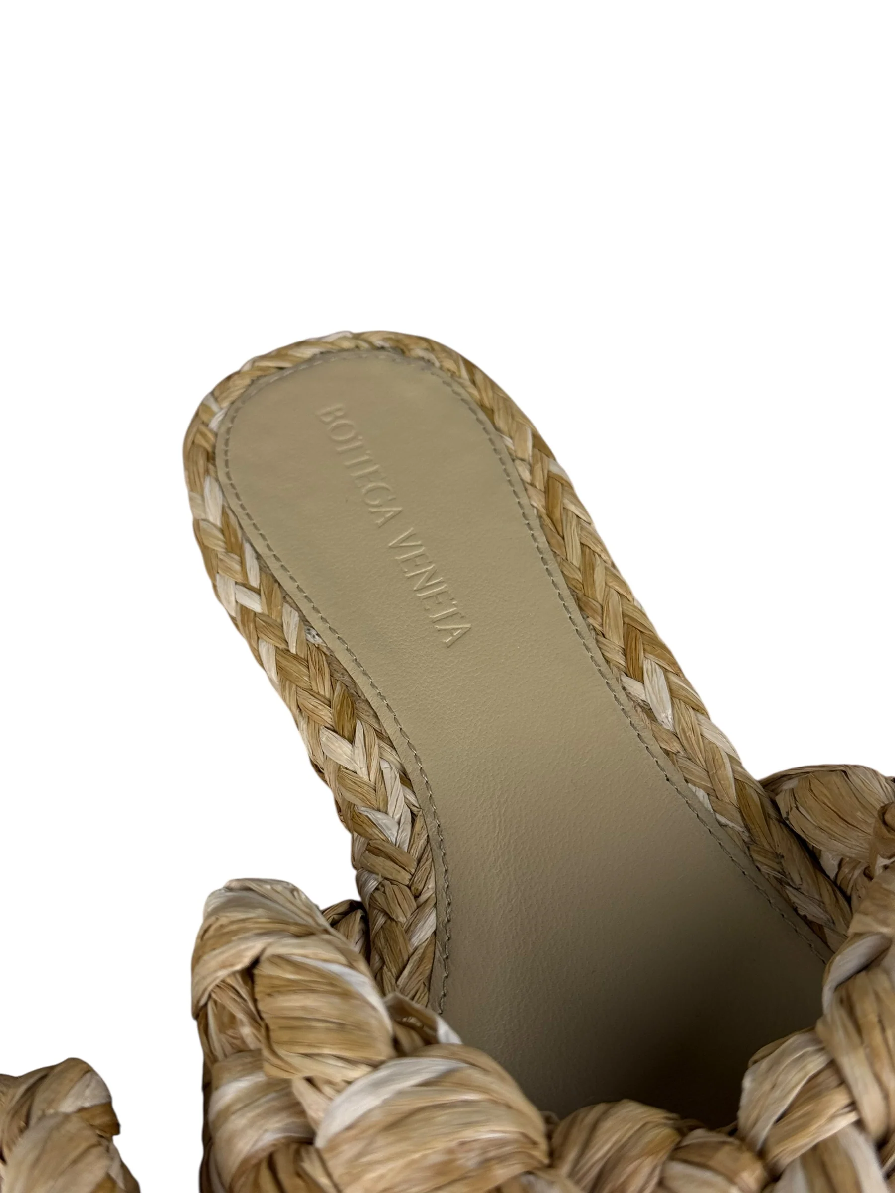 Bottega Veneta Raffia Intreccio Sandals - Image 10