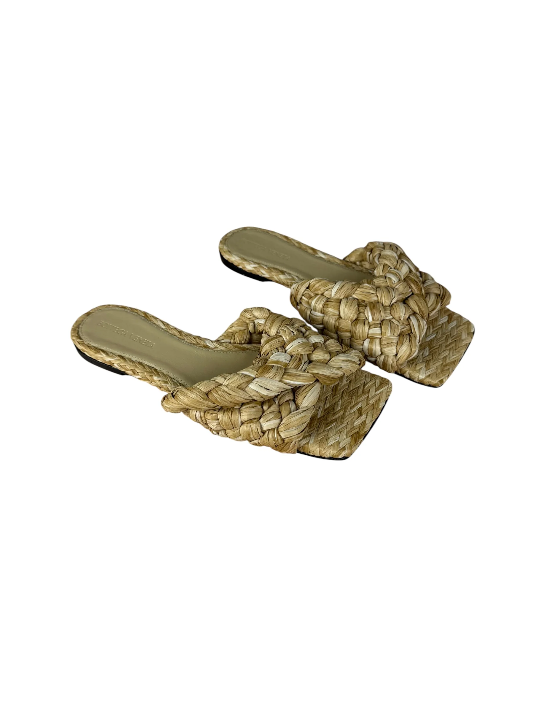 Bottega Veneta Raffia Intreccio Sandals - Image 3