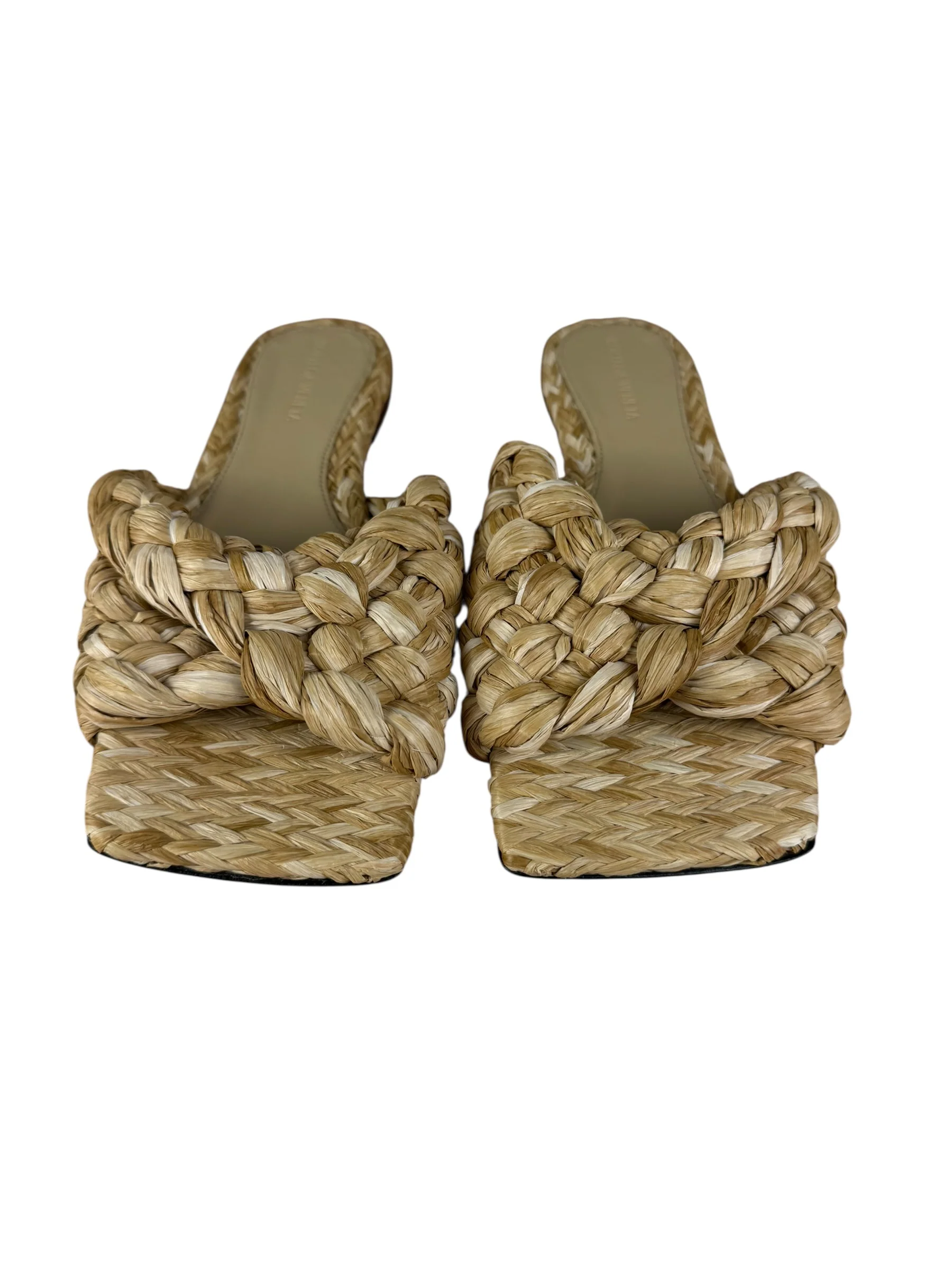 Bottega Veneta Raffia Intreccio Sandals - Image 6
