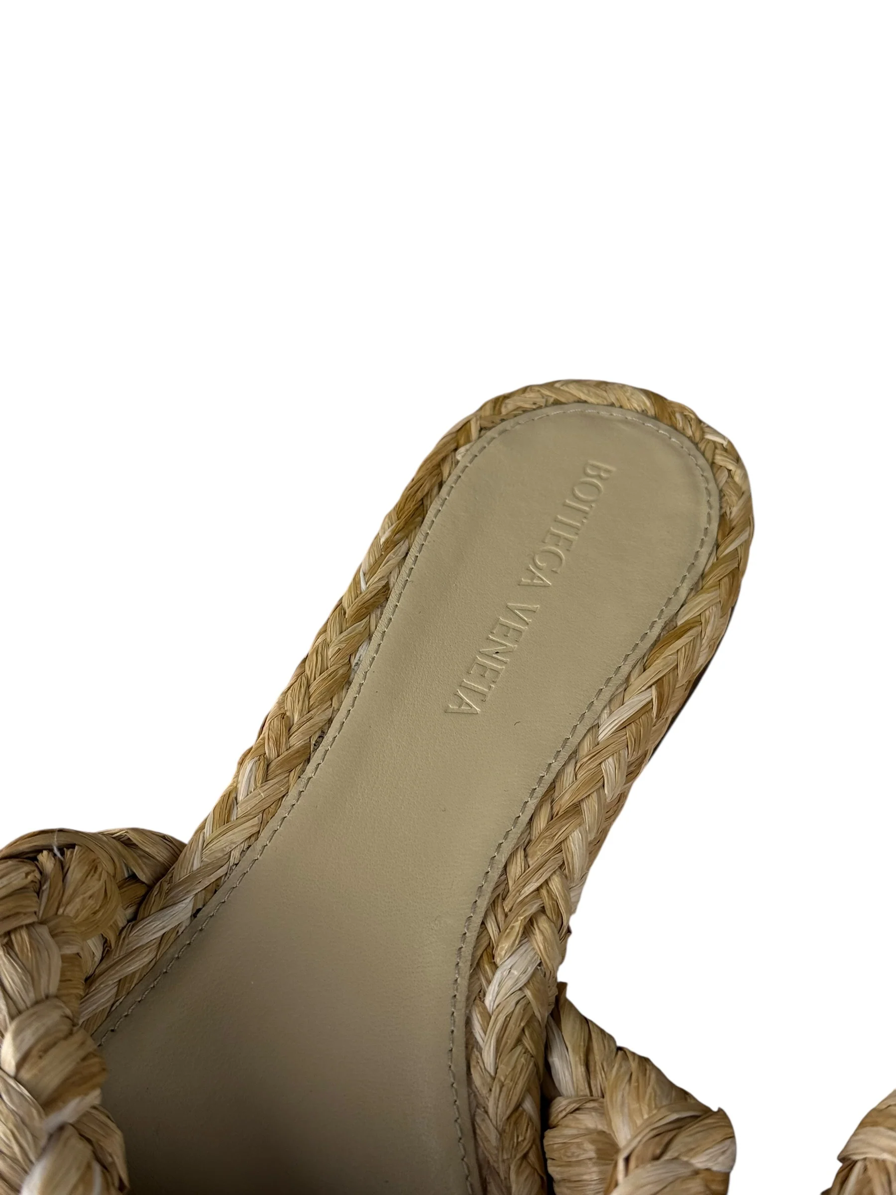 Bottega Veneta Raffia Intreccio Sandals - Image 9
