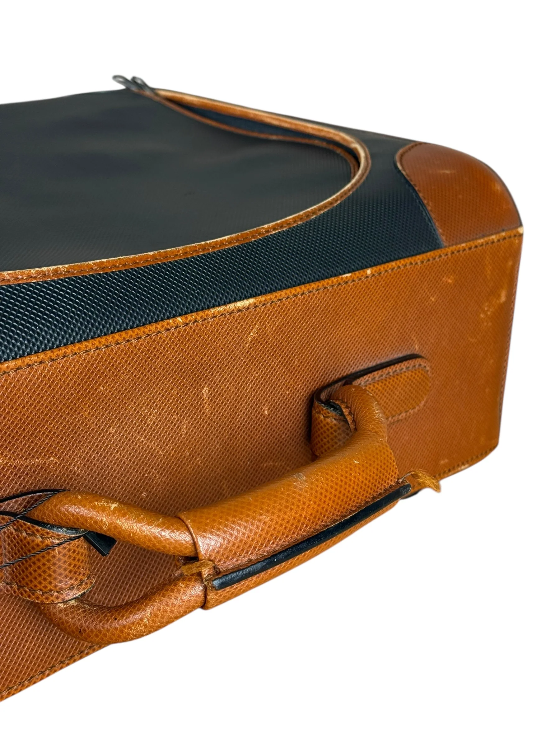 Bottega Veneta Vintage Travel Case Black/Brown - Image 10