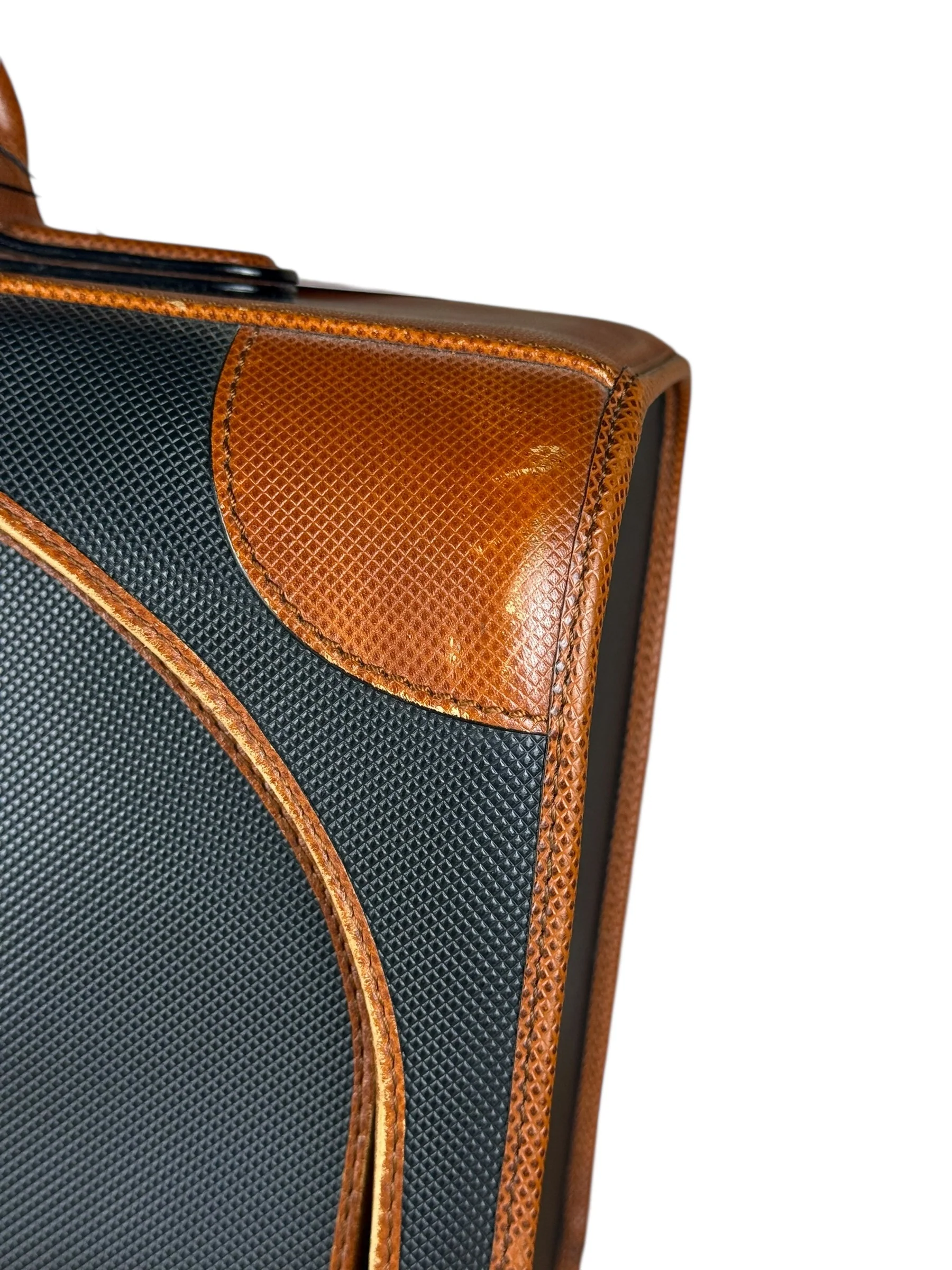 Bottega Veneta Vintage Travel Case Black/Brown - Image 12