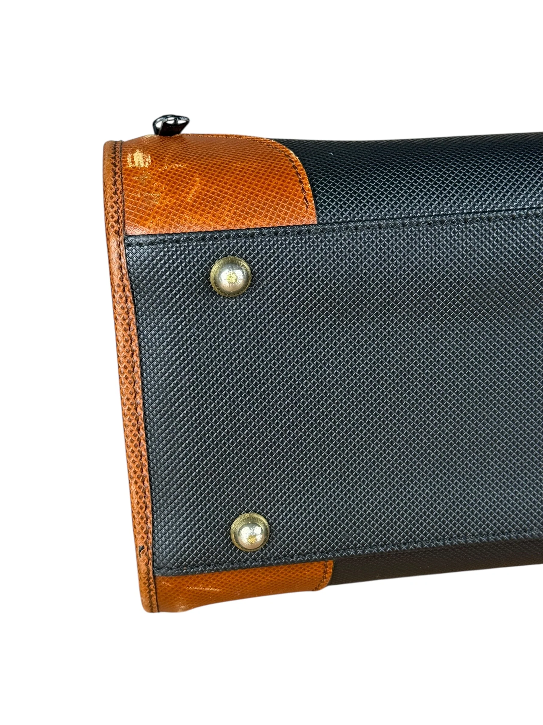 Bottega Veneta Vintage Travel Case Black/Brown - Image 13