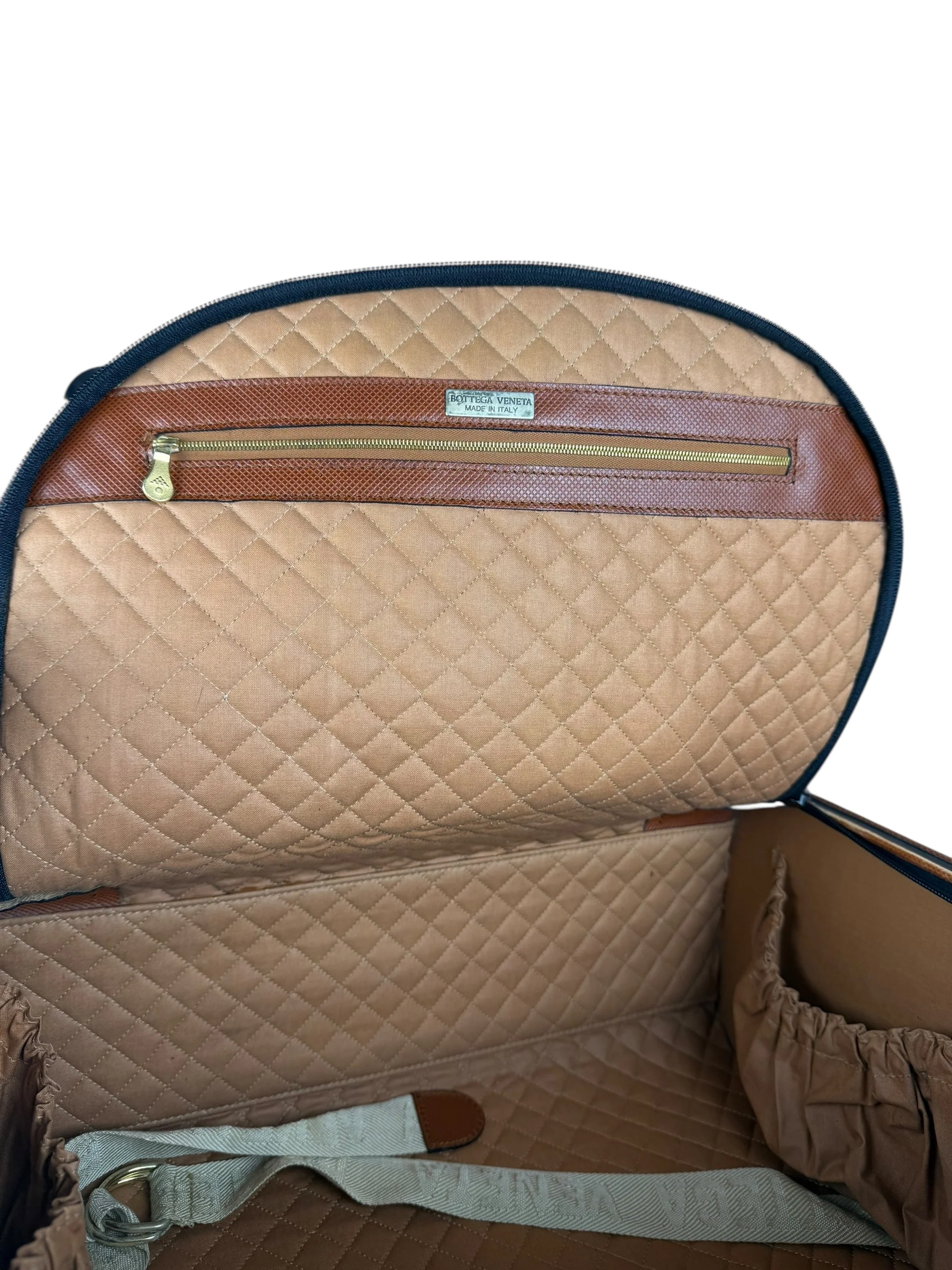 Bottega Veneta Vintage Travel Case Black/Brown - Image 17