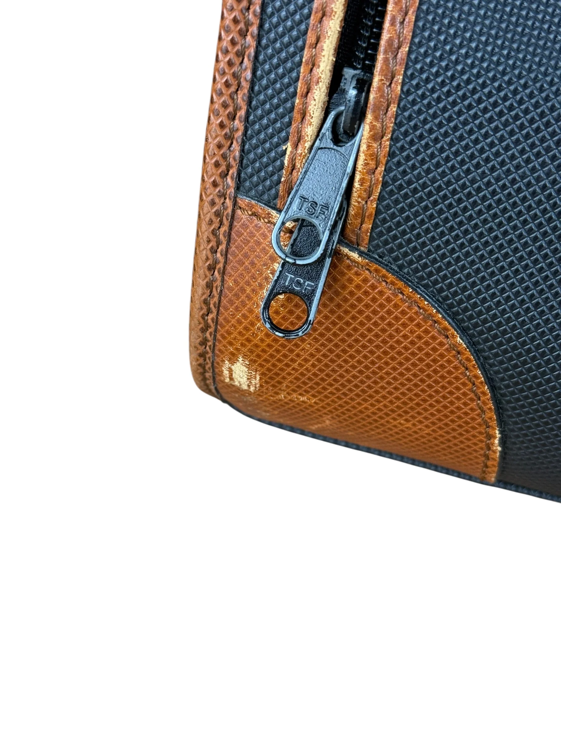 Bottega Veneta Vintage Travel Case Black/Brown - Image 7