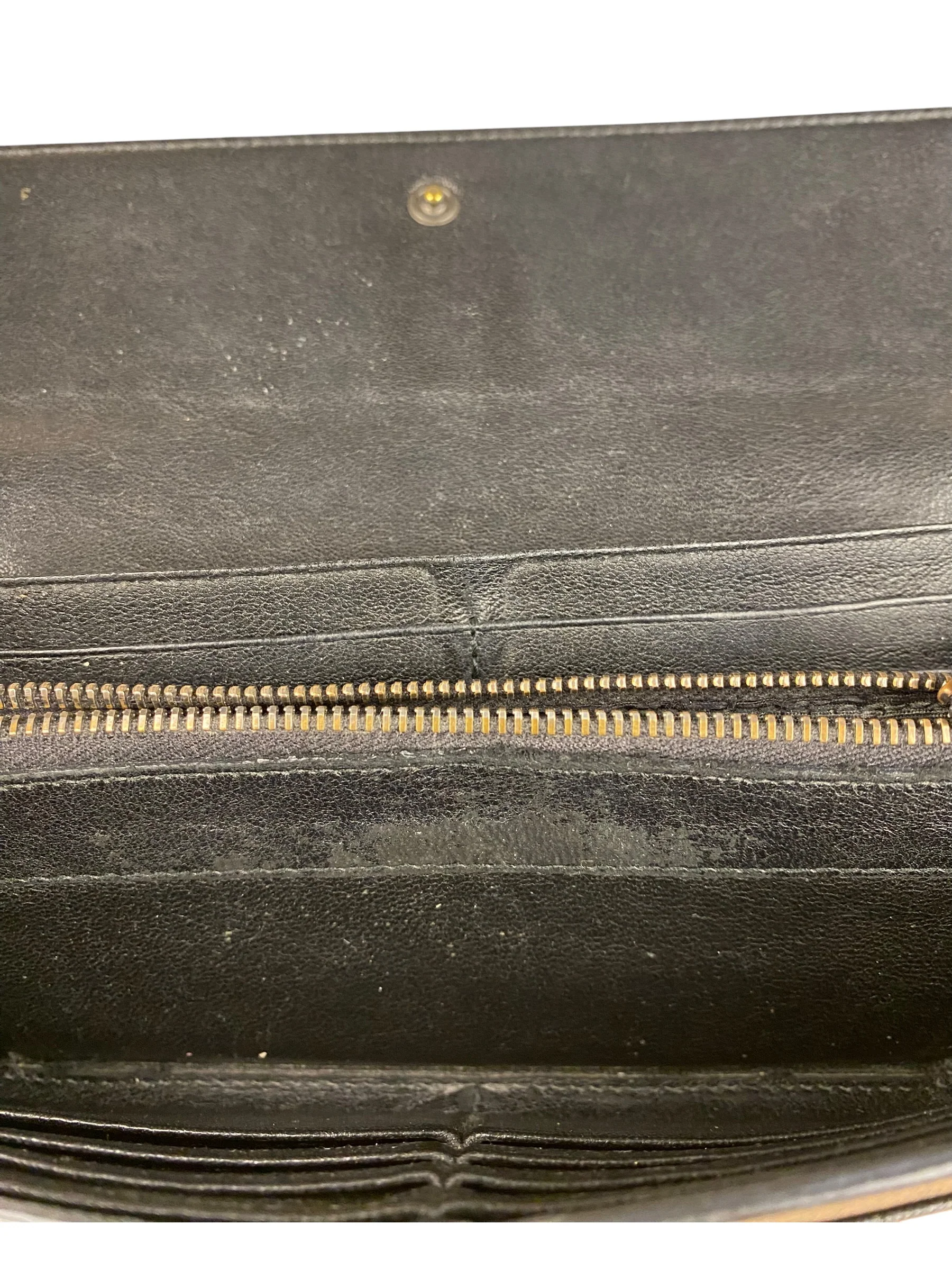 Bottega Veneta Woven Long Wallet Black - Image 10
